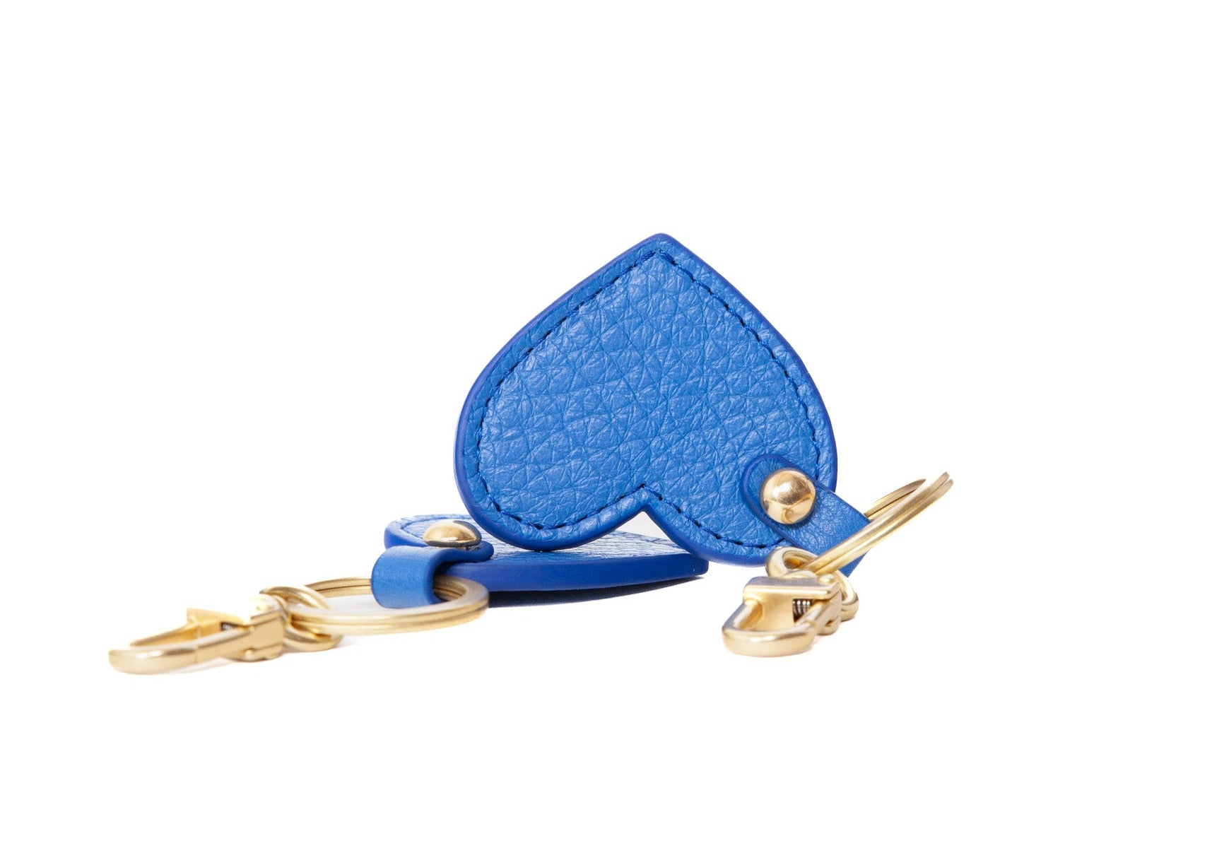 The Lotuff Heart Keychain Electric Blue