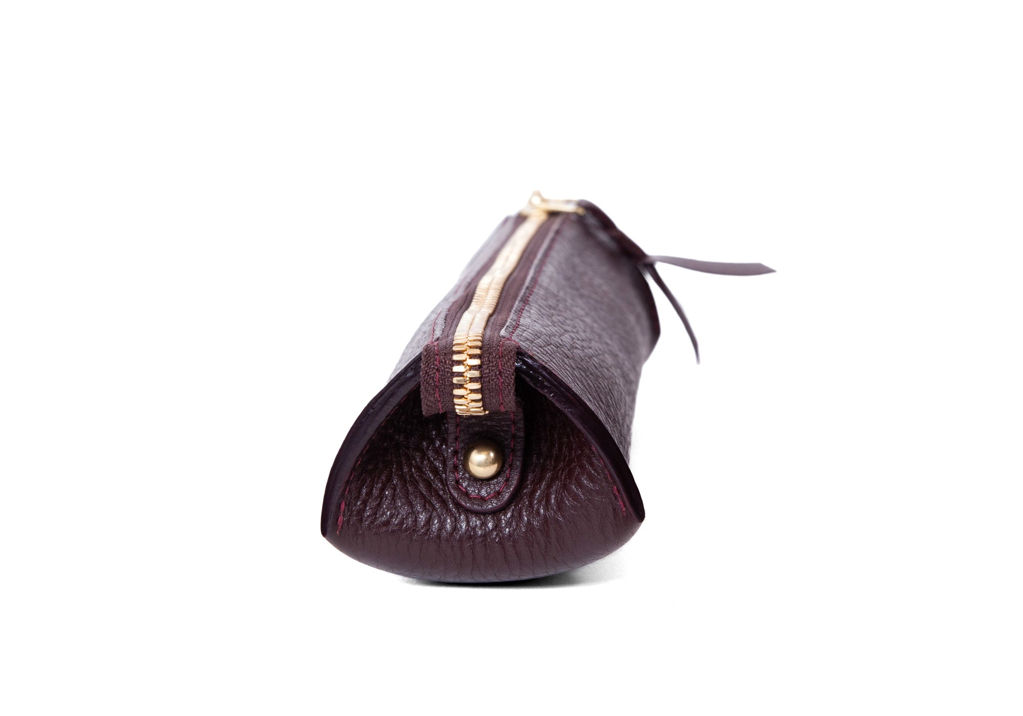 Hardware of Leather Pencil Case Cordovan