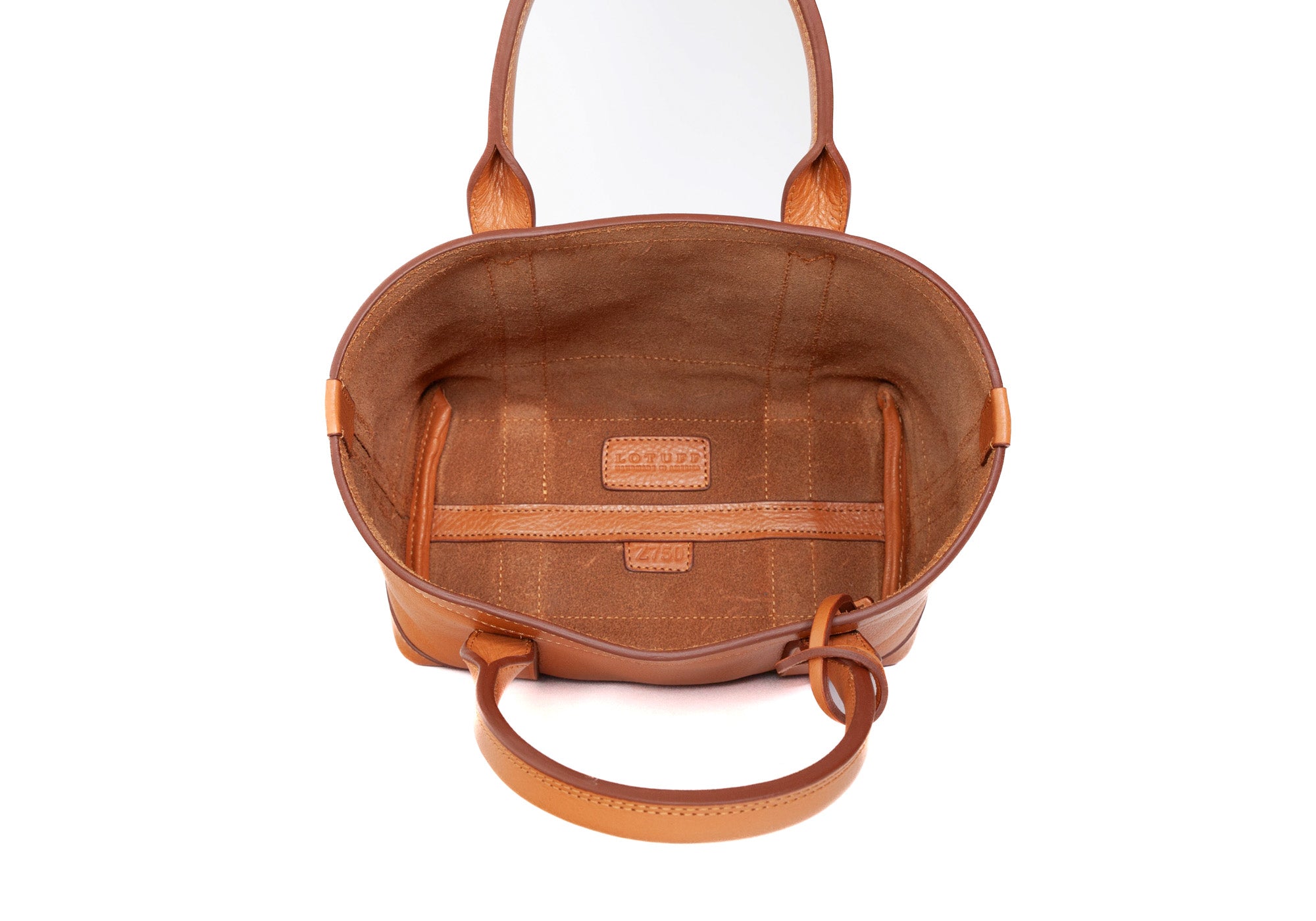 Leather Mini Tote Camel