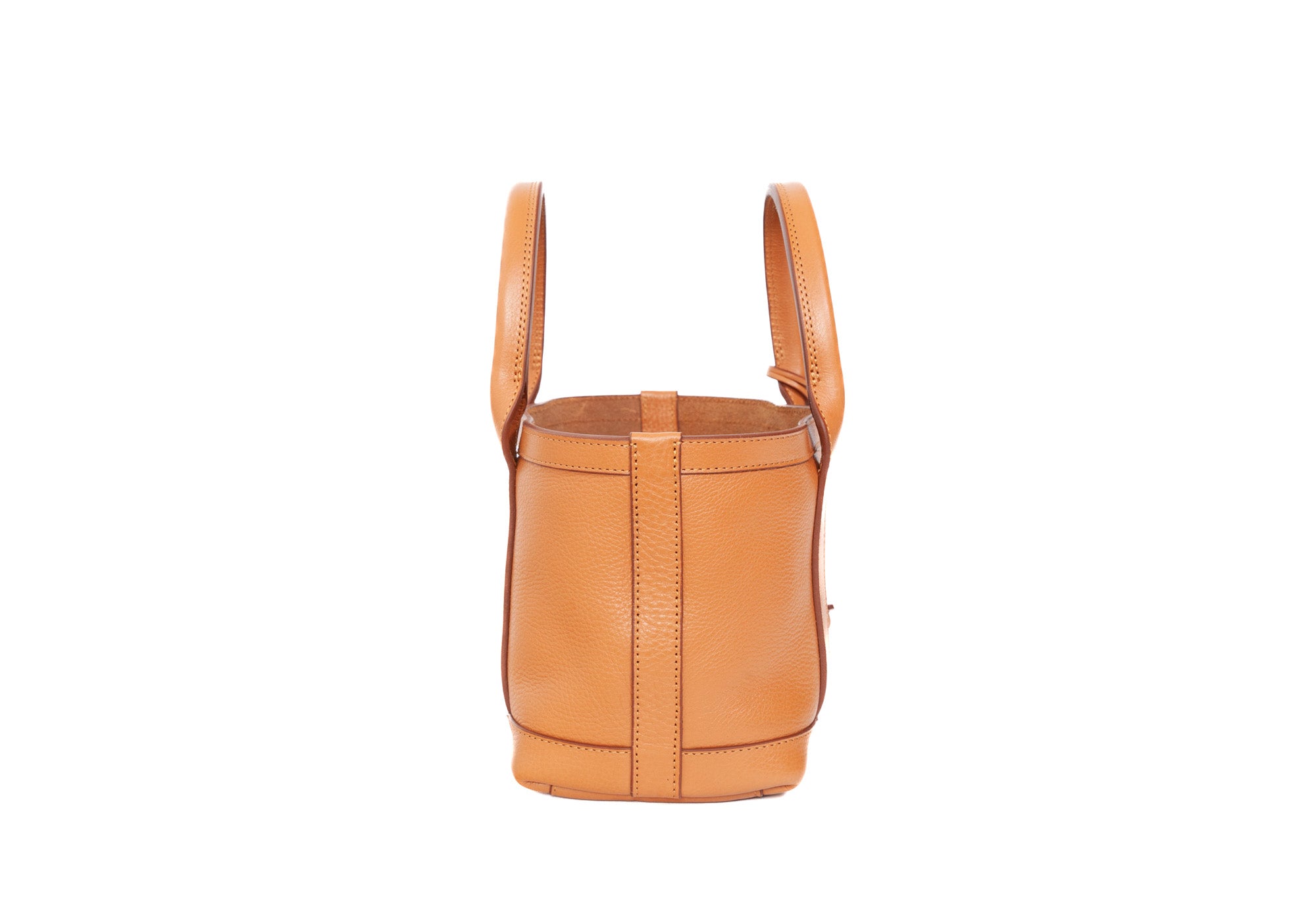 Leather Mini Tote Camel