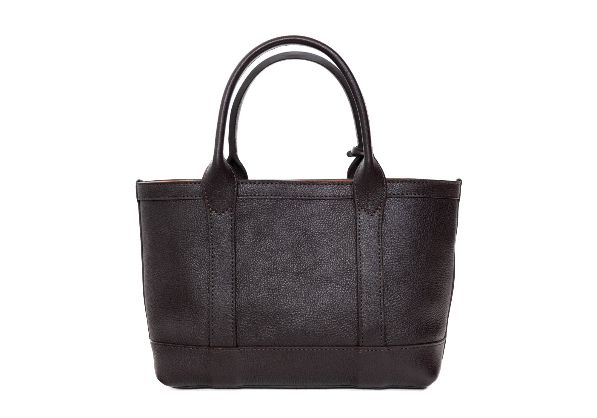 Leather Mini Tote Chocolate