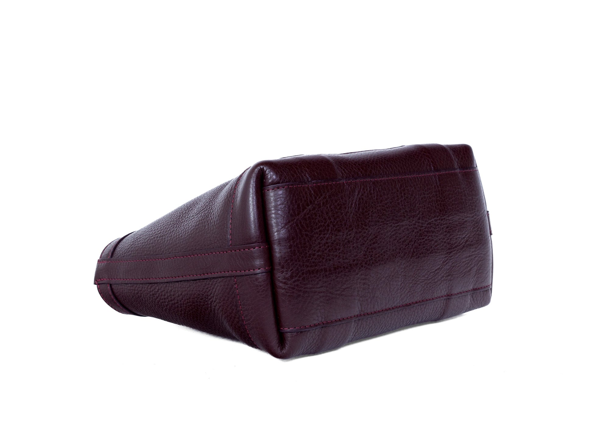 Bottom of Leather Mini Tote Cordovan