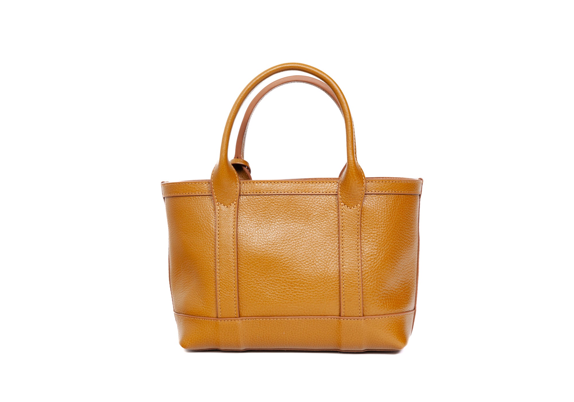 Leather Mini Tote Cumin
