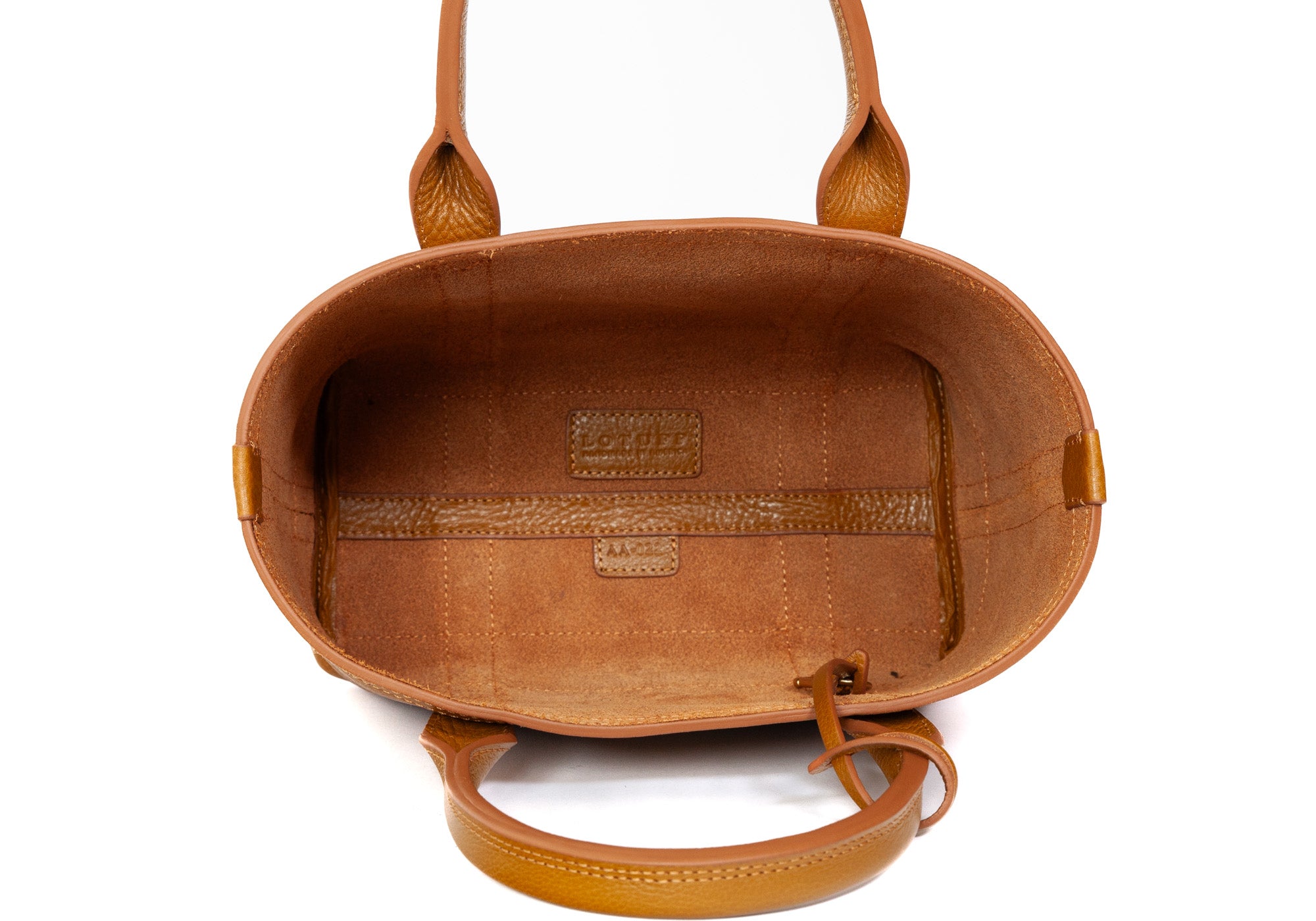 Leather Mini Tote Cumin