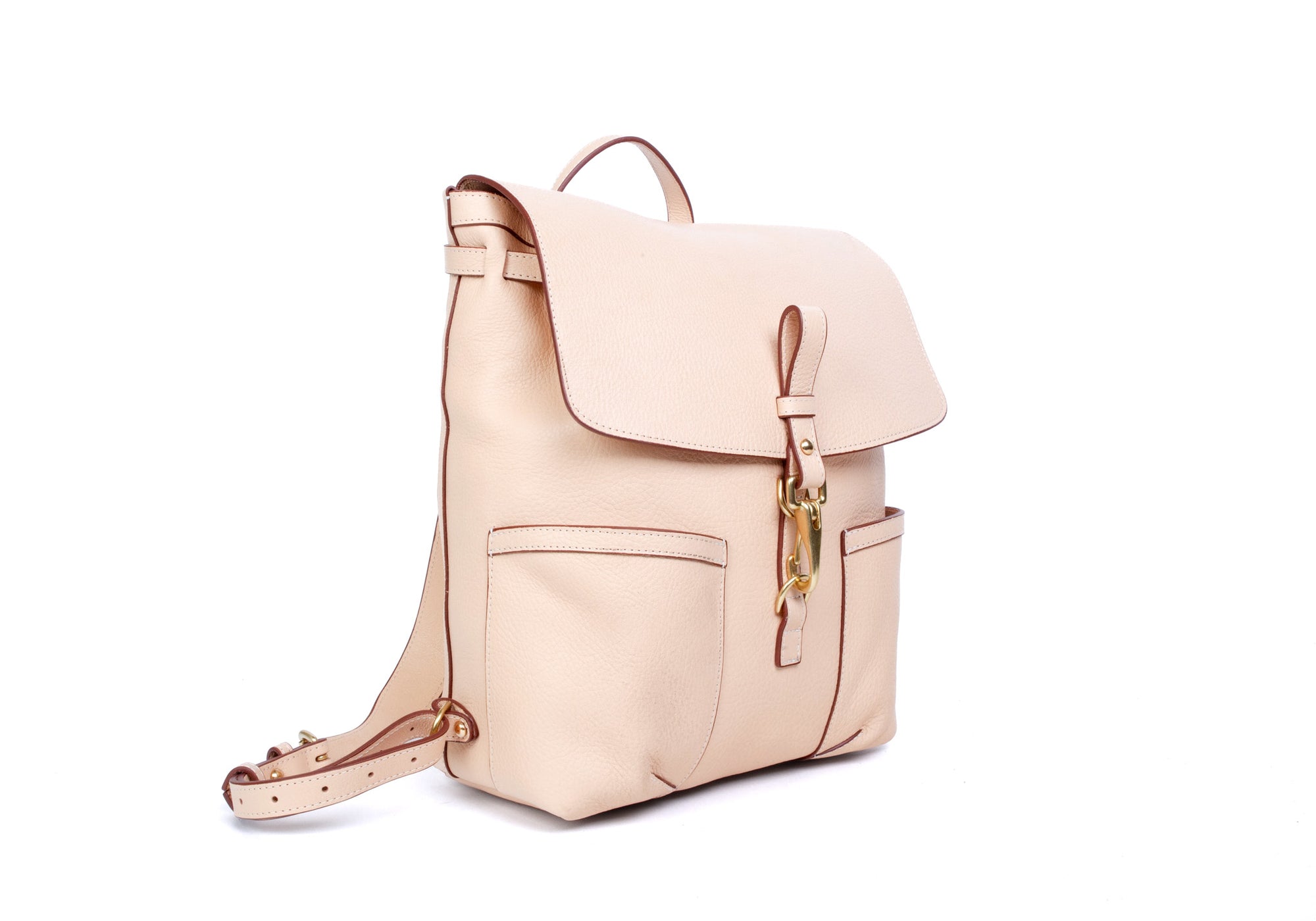 Side of Leather No. 5 Knapsack Natural