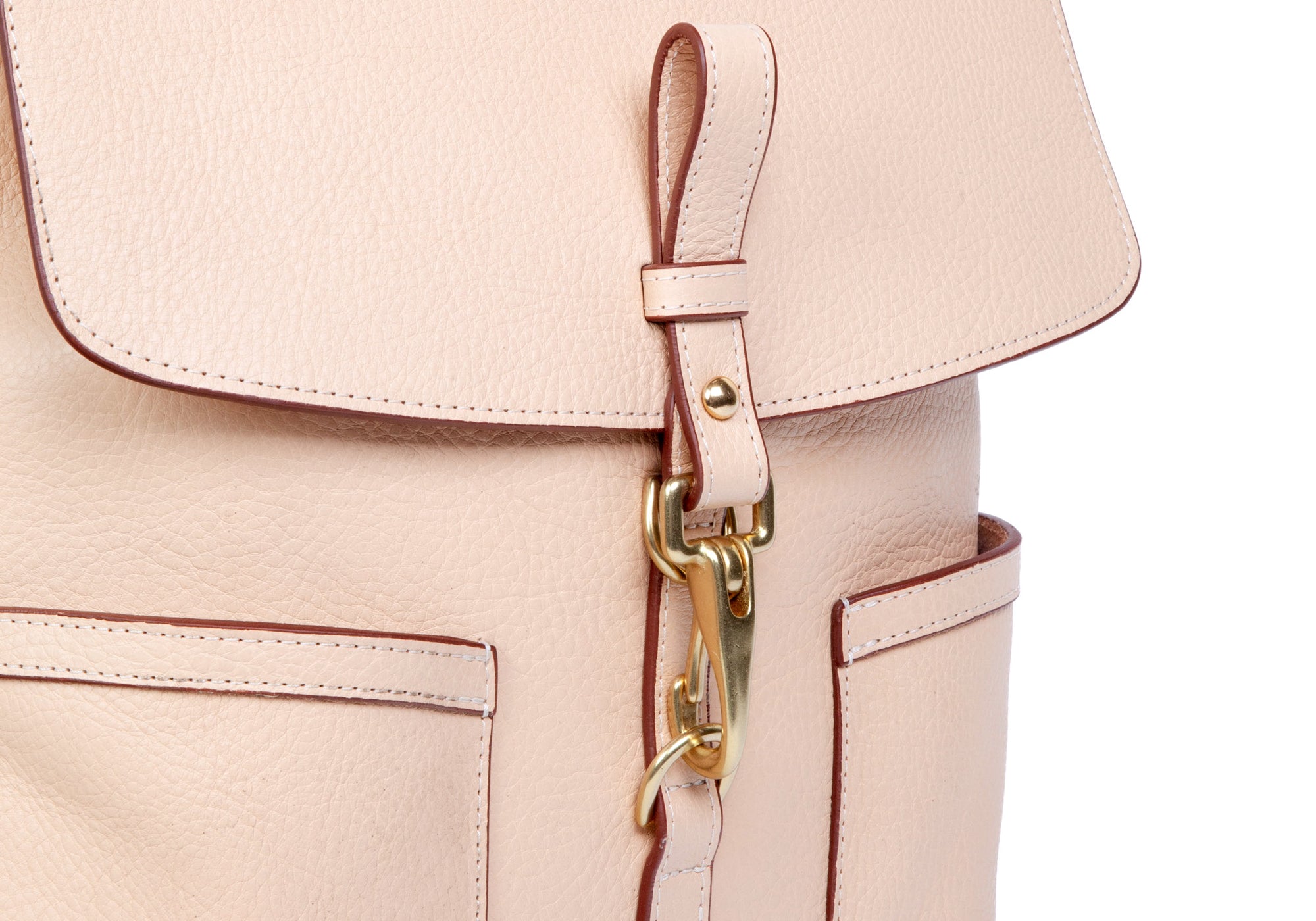 Hardware of Leather No. 5 Knapsack Natural