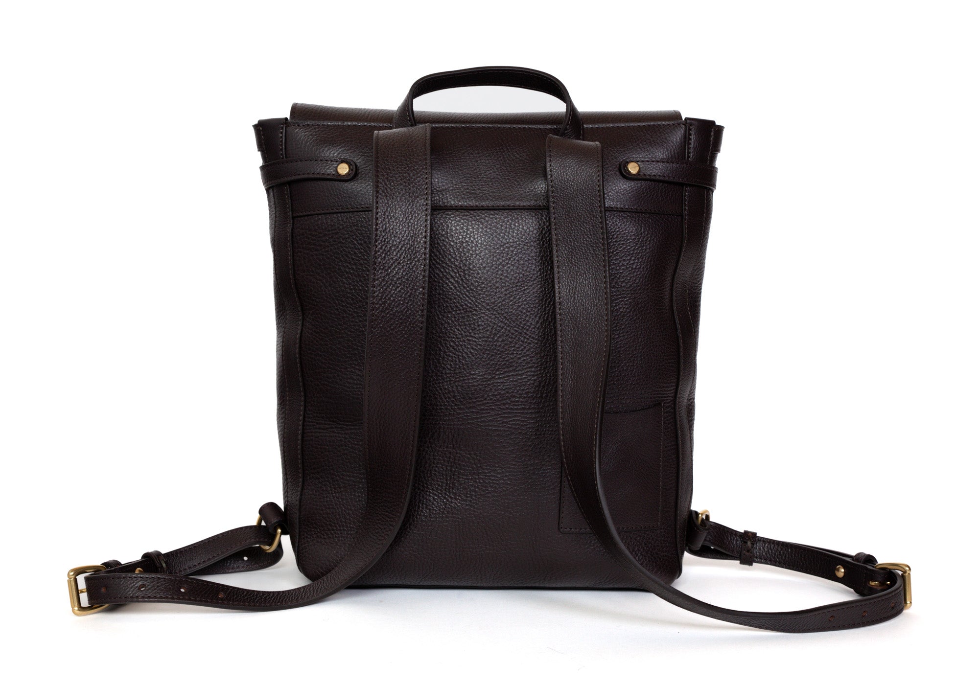 Leather No. 5 Knapsack Chocolate