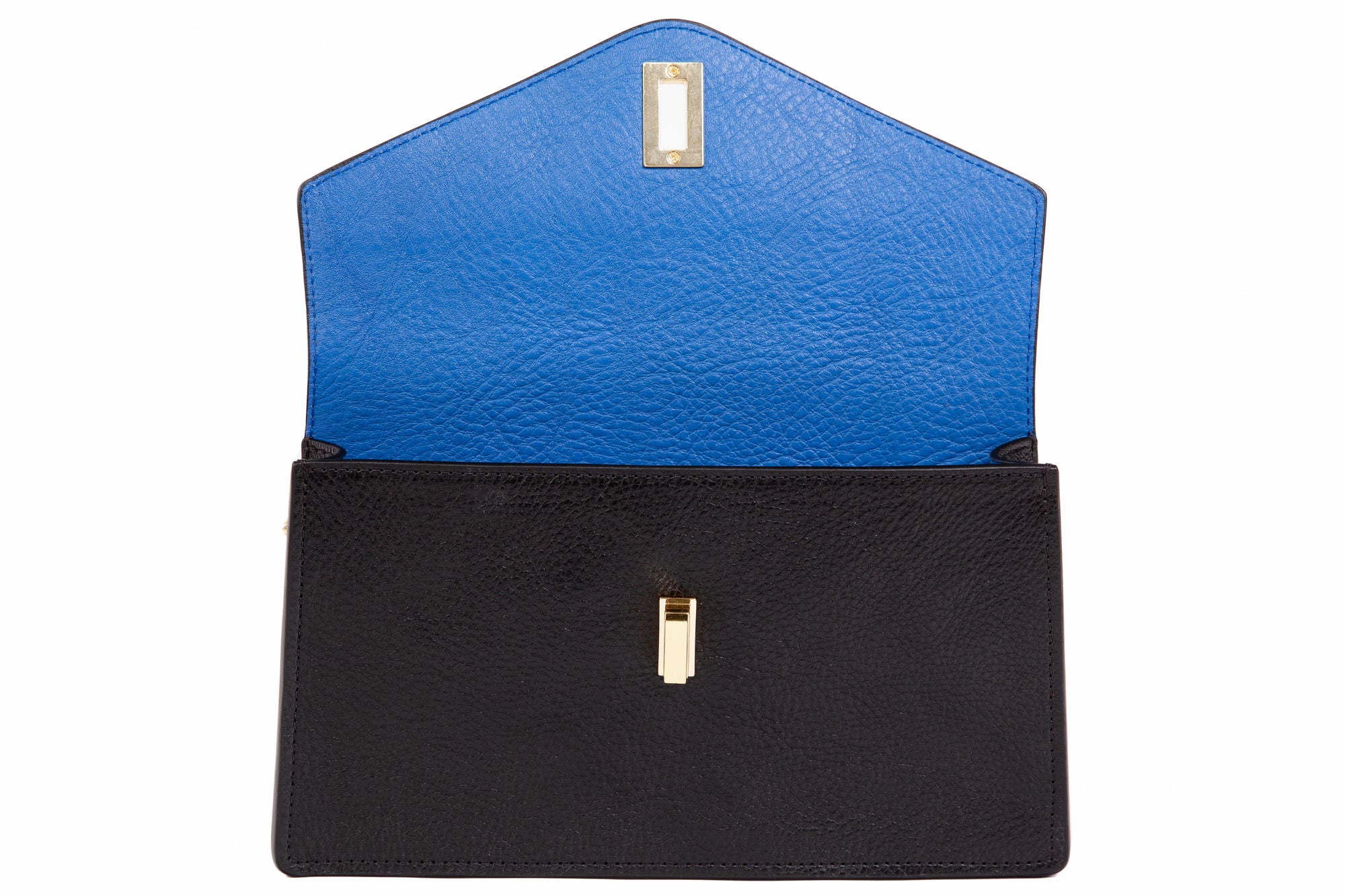 The Vincent Clutch Black/Electric Blue