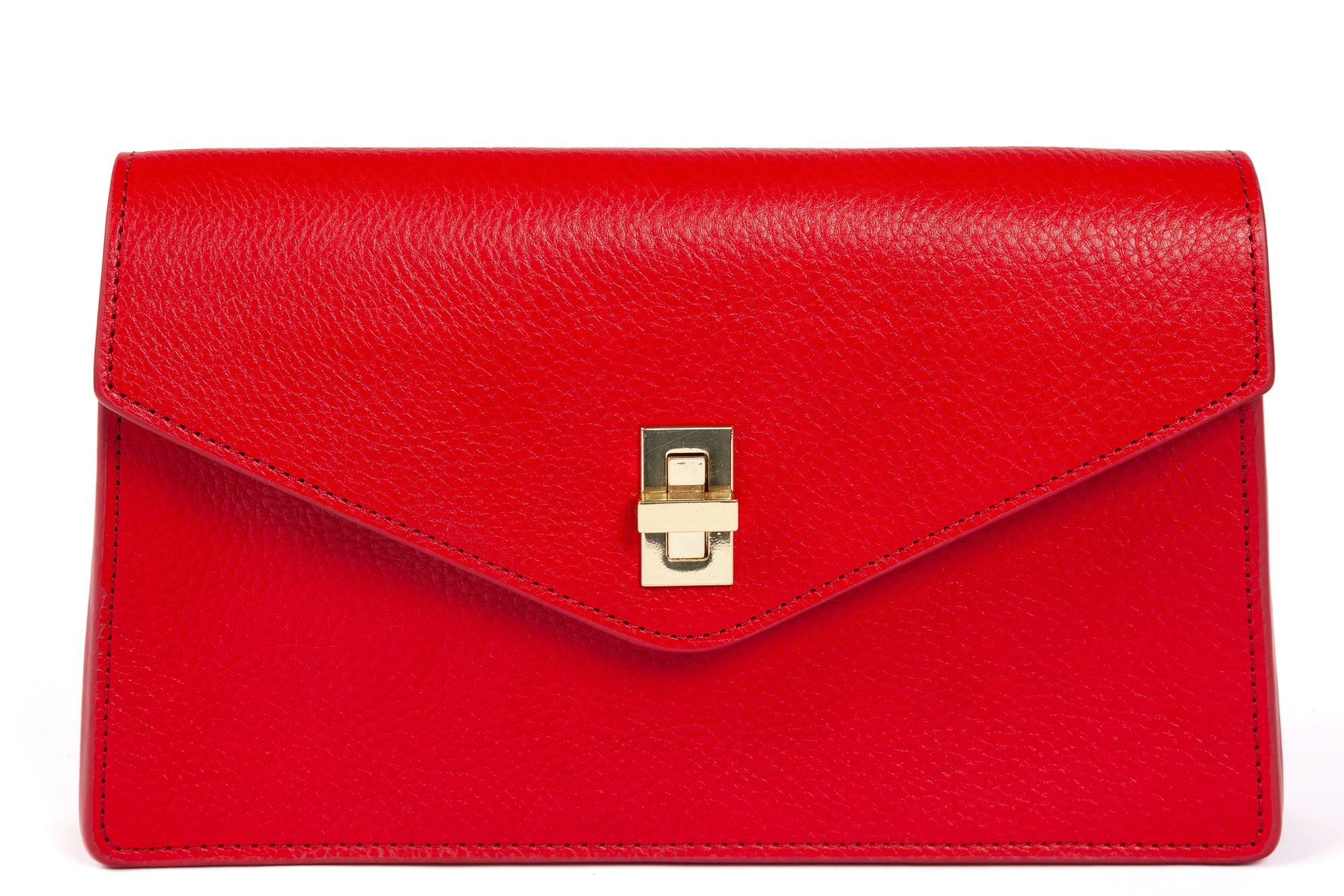 The Vincent Clutch Pop Red/Natural