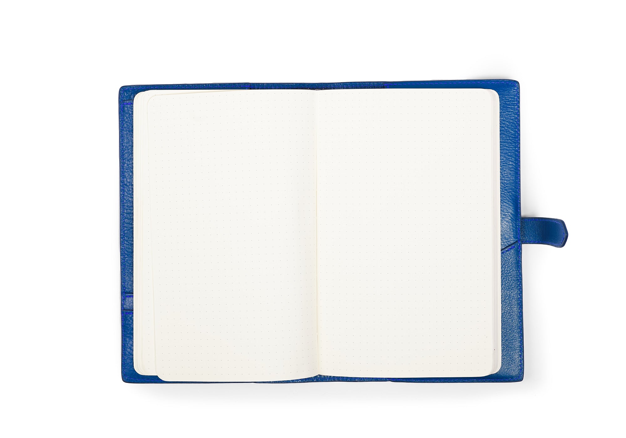 Pages of Leather Travel Journal Electric Blue