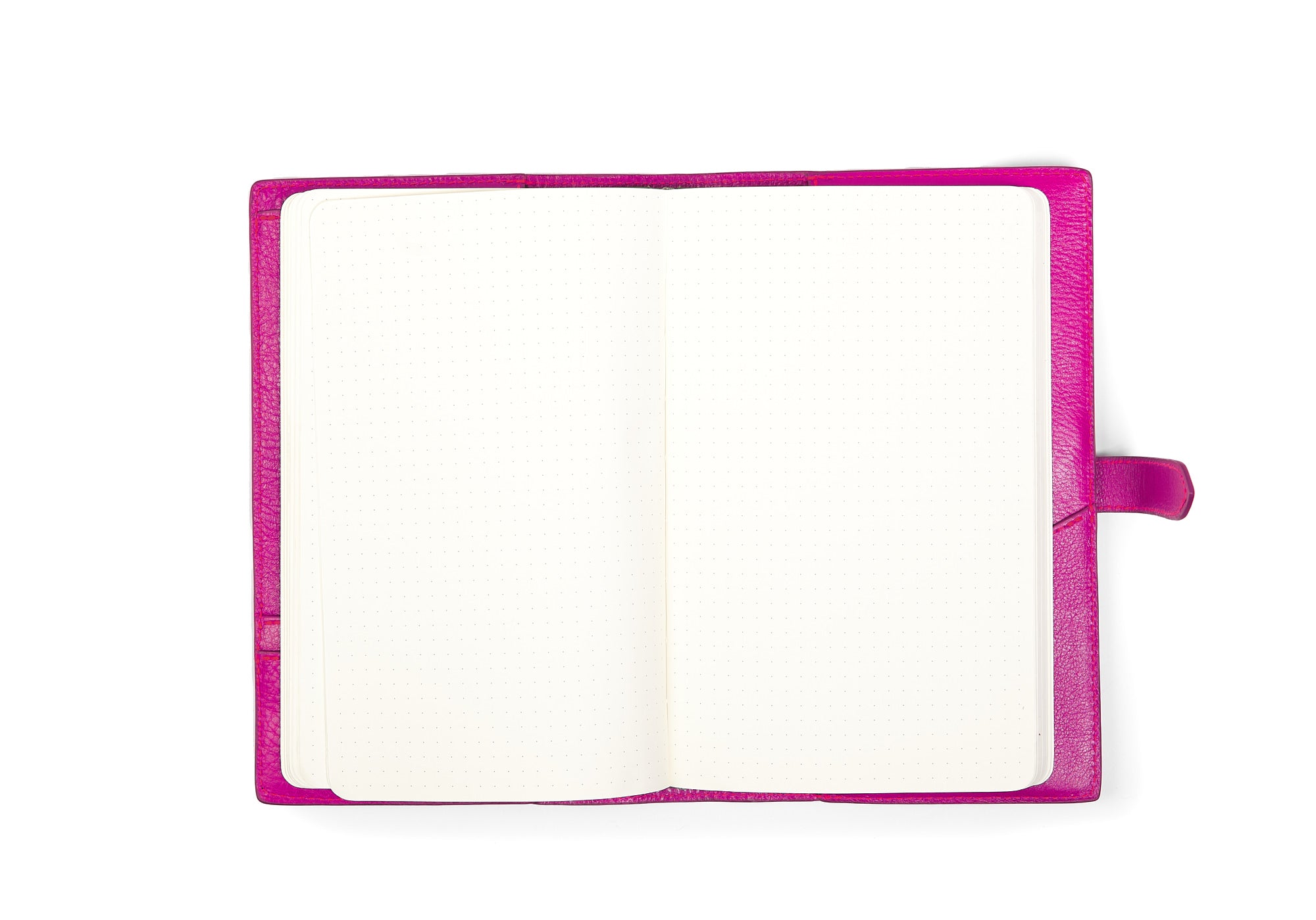 Pages of Leather Travel Journal Magenta