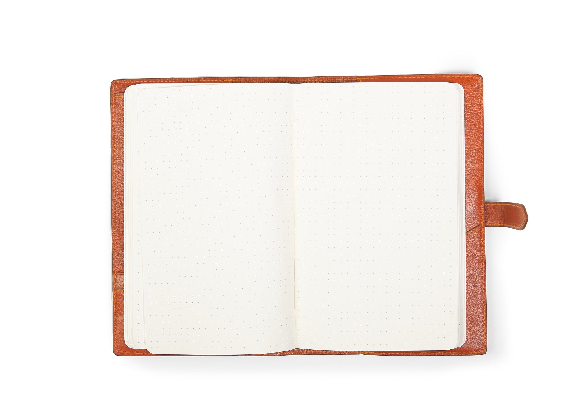 Pages of Leather Travel Journal Orange
