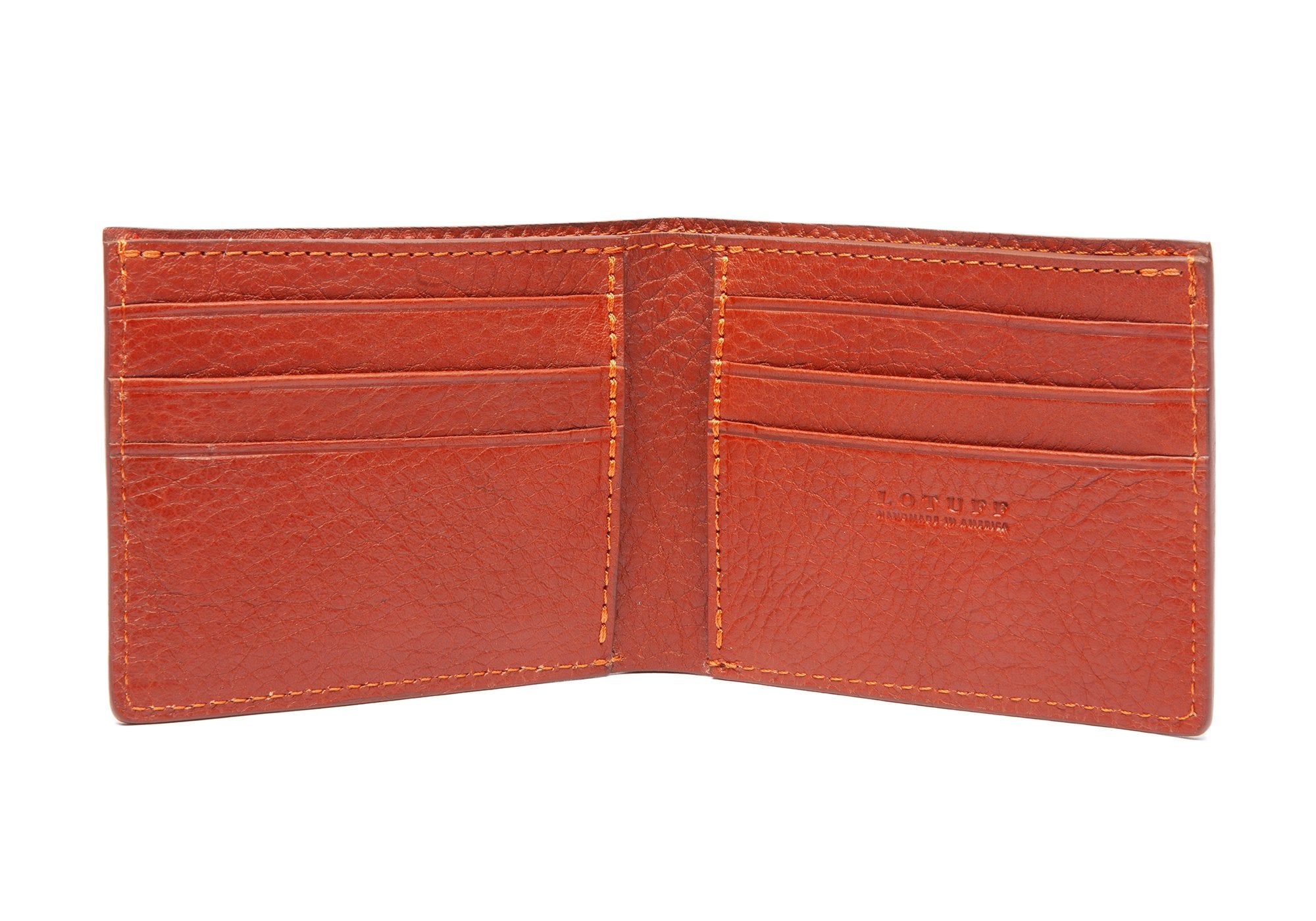 Leather Bifold Wallet Saddle Tan