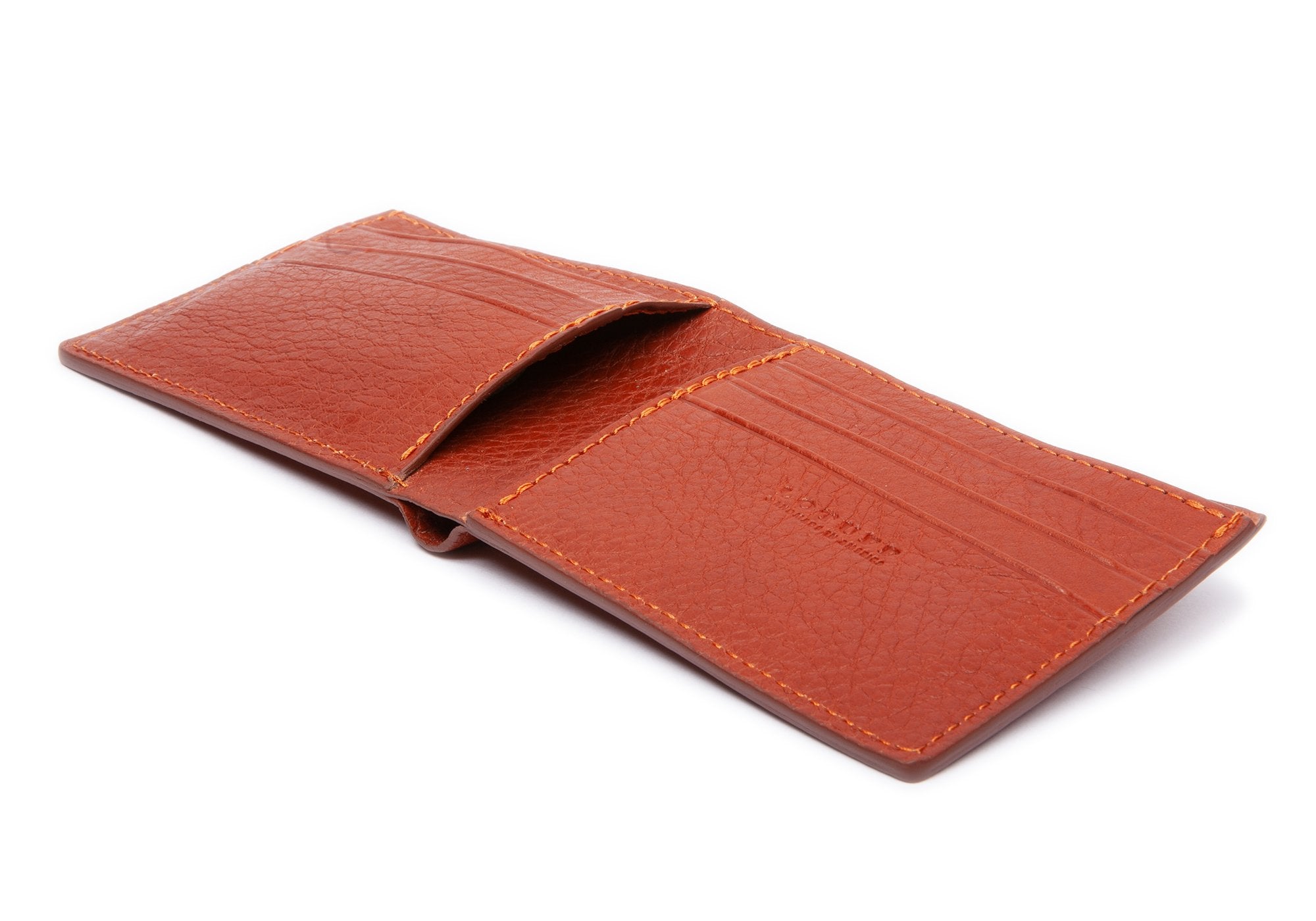Leather Bifold Wallet Saddle Tan
