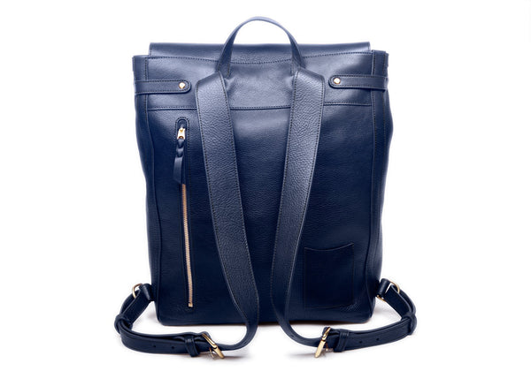 Leather Knapsack - Handmade Leather Bag