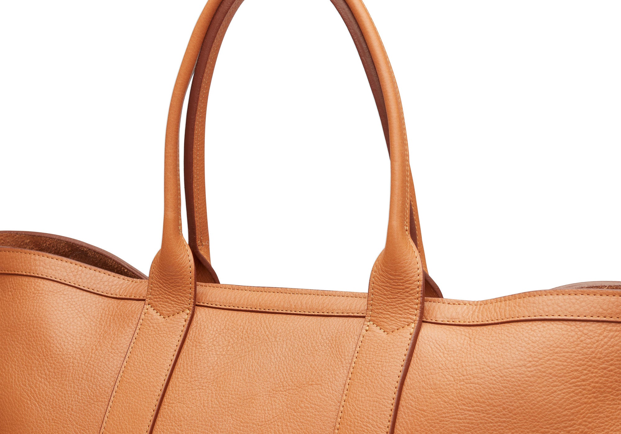 Leather Working Tote Camel