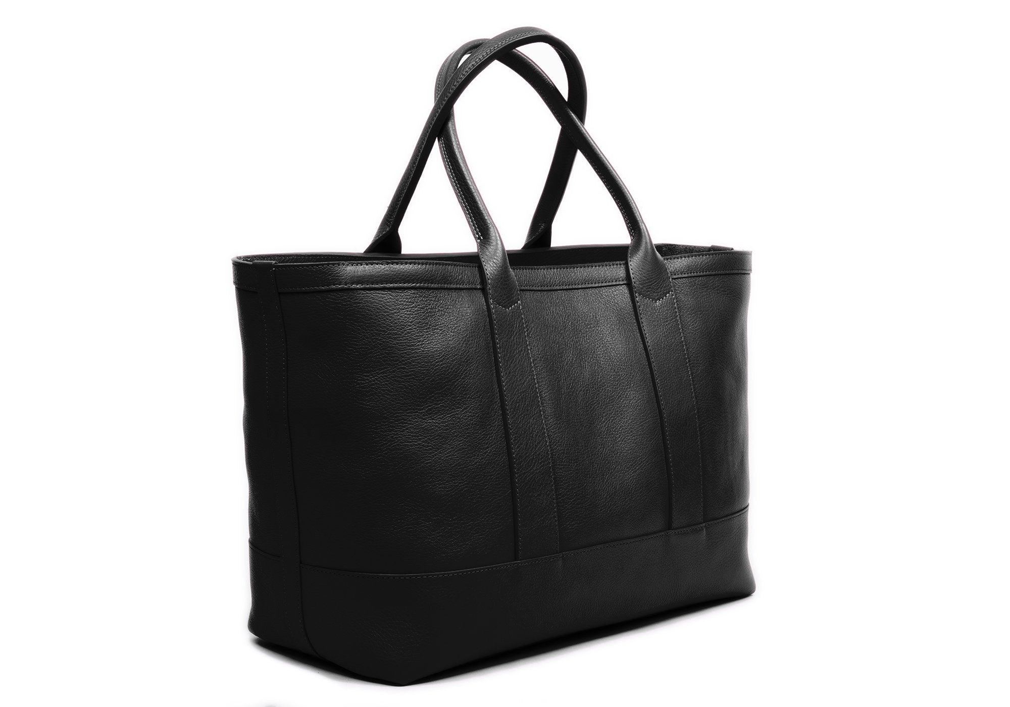 Nolita Tote, Large Leather Tote Bag, Large Laptop Tote, Shoulder Bag, Custom Made by Hand in NYC, Hand Stitched