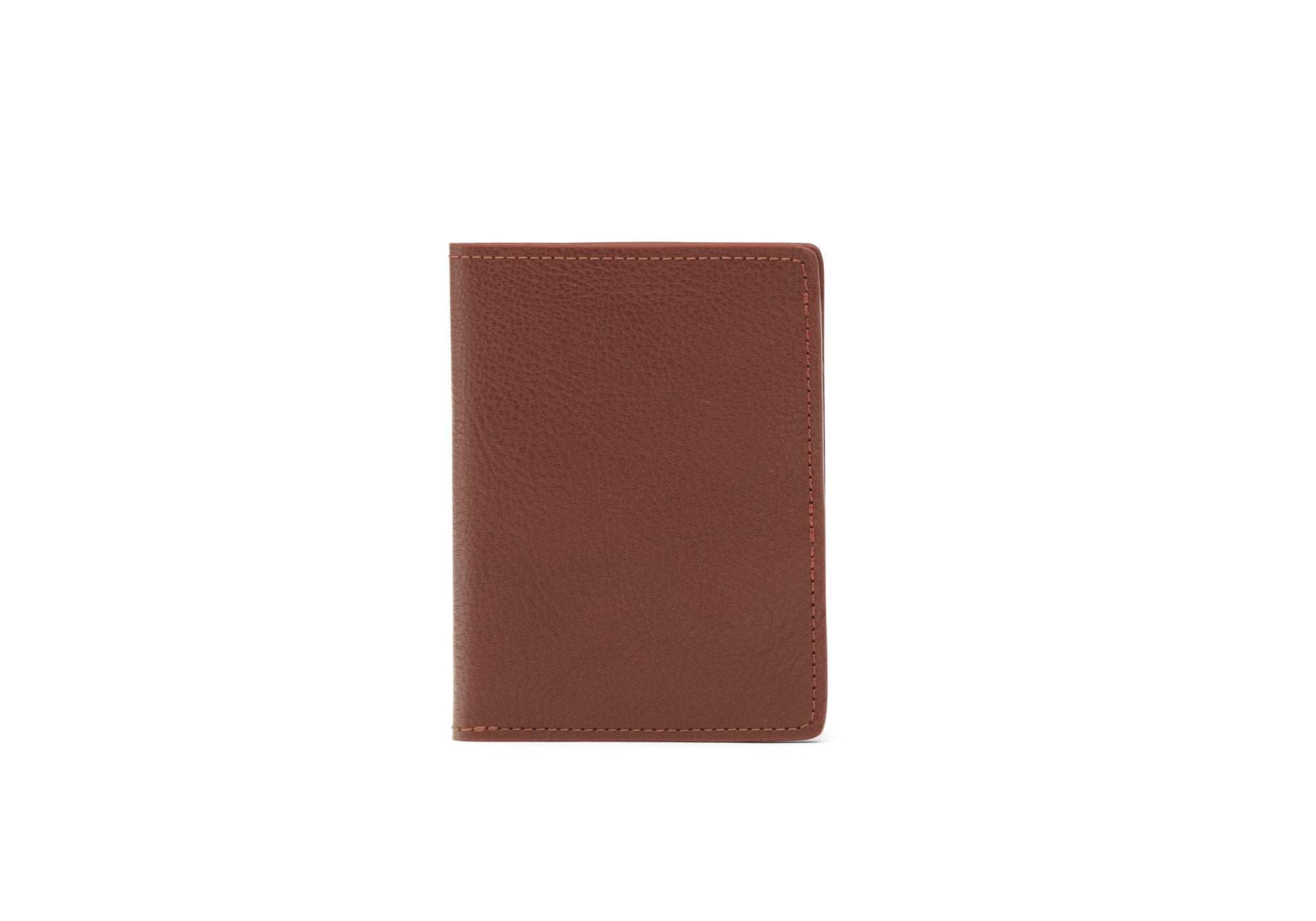 Leather Passport Wallet Chestnut