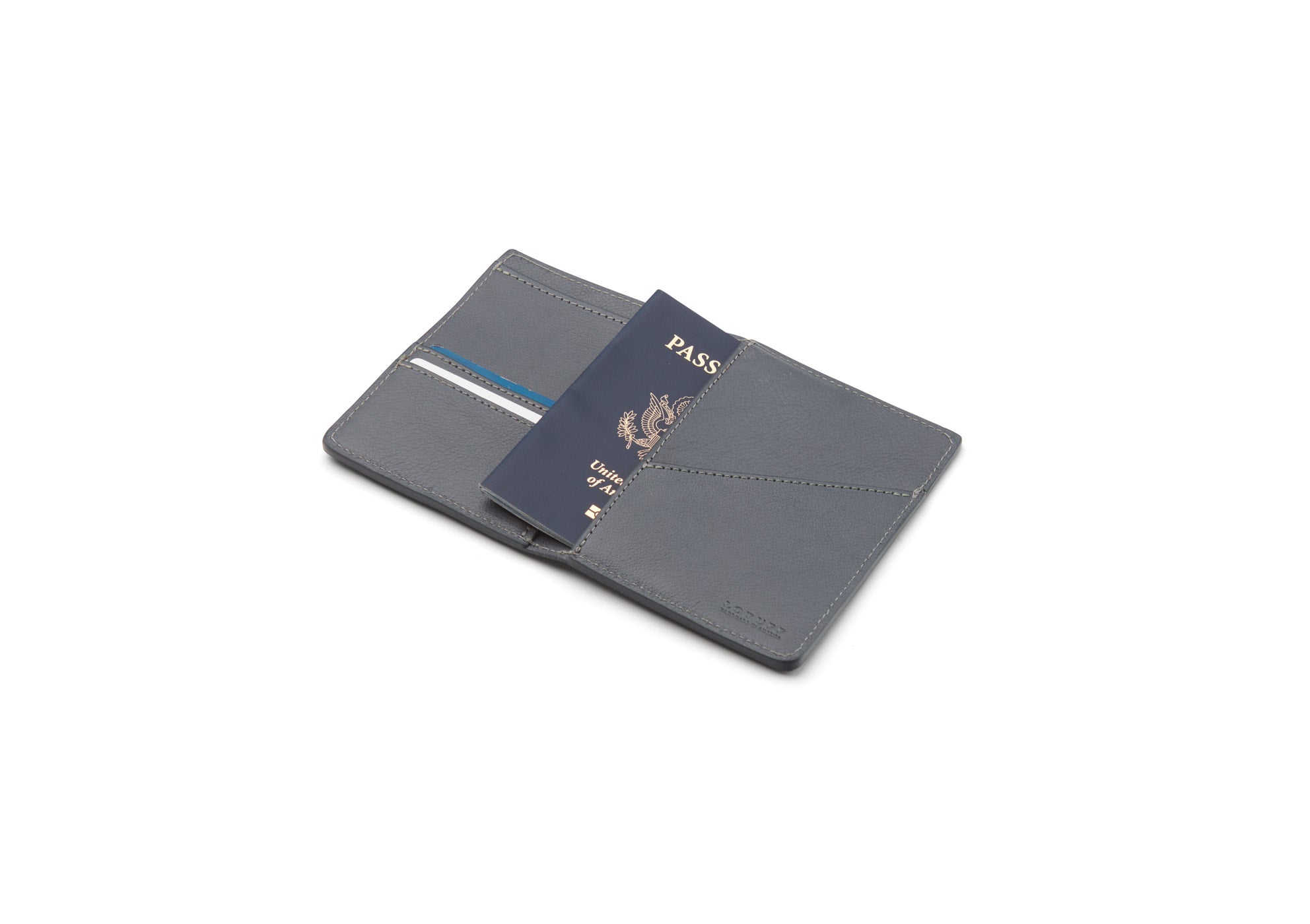 Leather Passport Wallet Elephant