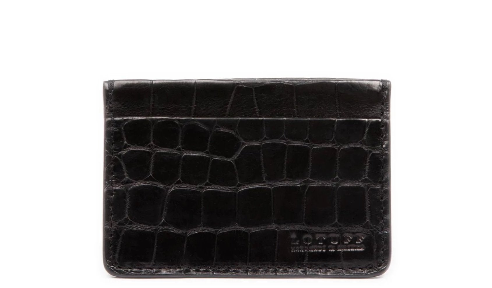 Vintage Crocodile Leather Gucci Mens Wallet