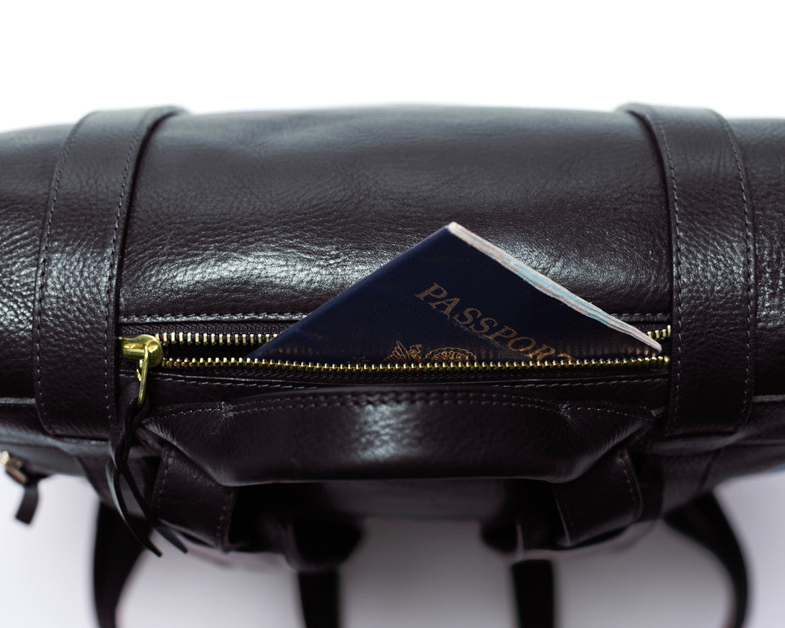 bowl backpack purse handmade leather Leather Backpack