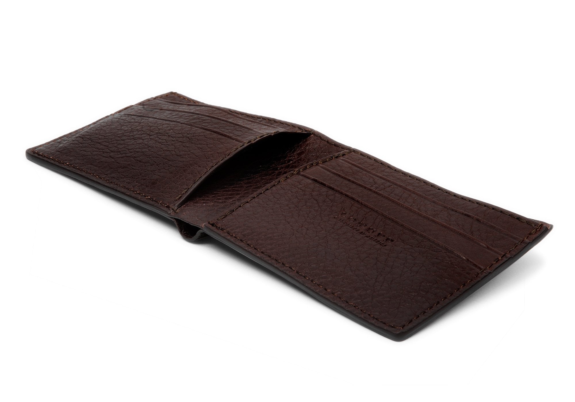 Leather Bifold Wallet Chocolate