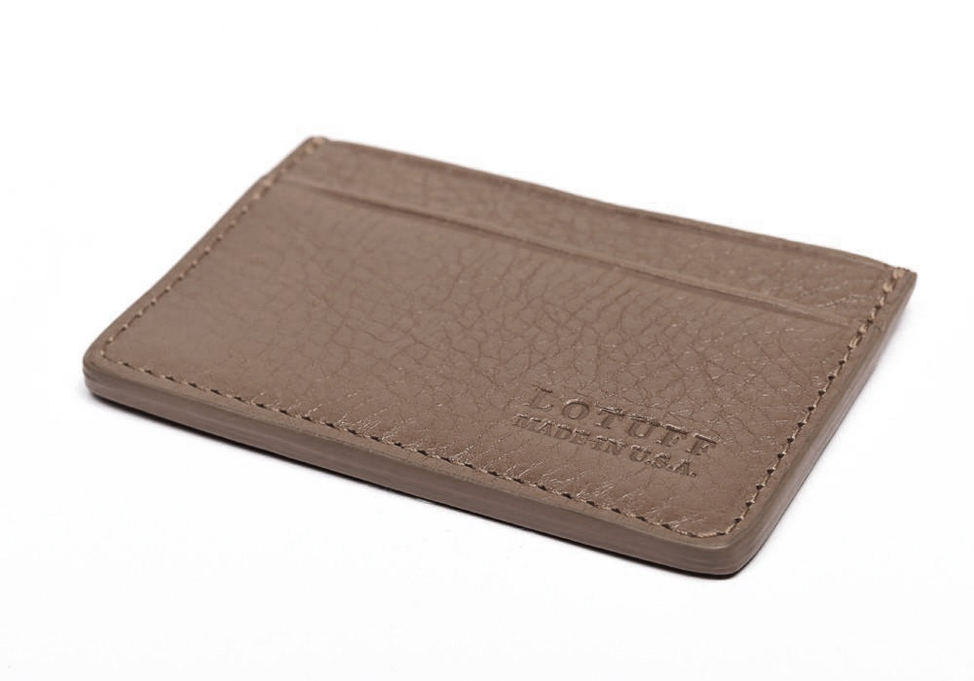 Leather Credit Card Wallet Clay