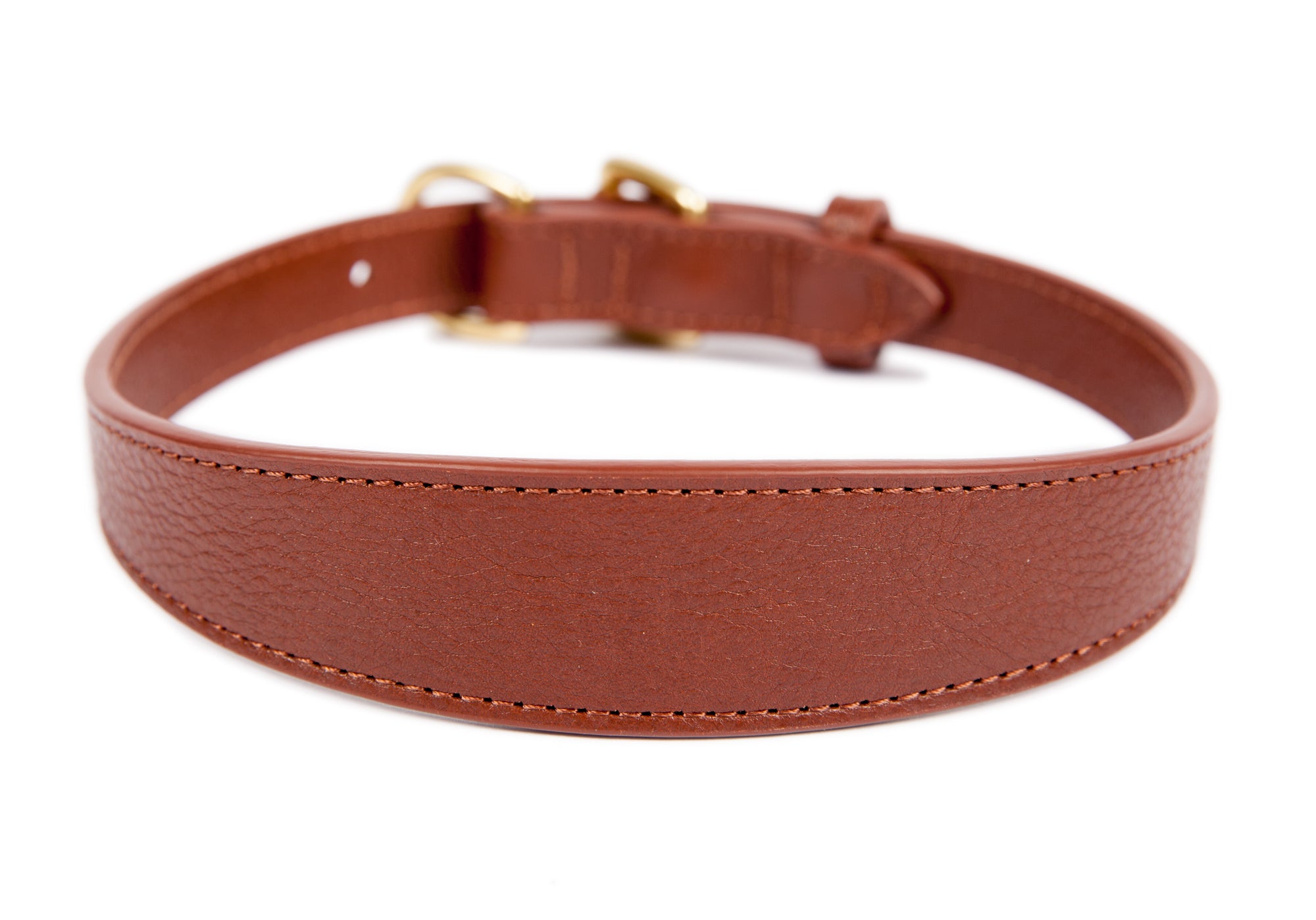 Leather Dog Collar Handmade tan color , luxury dog collar