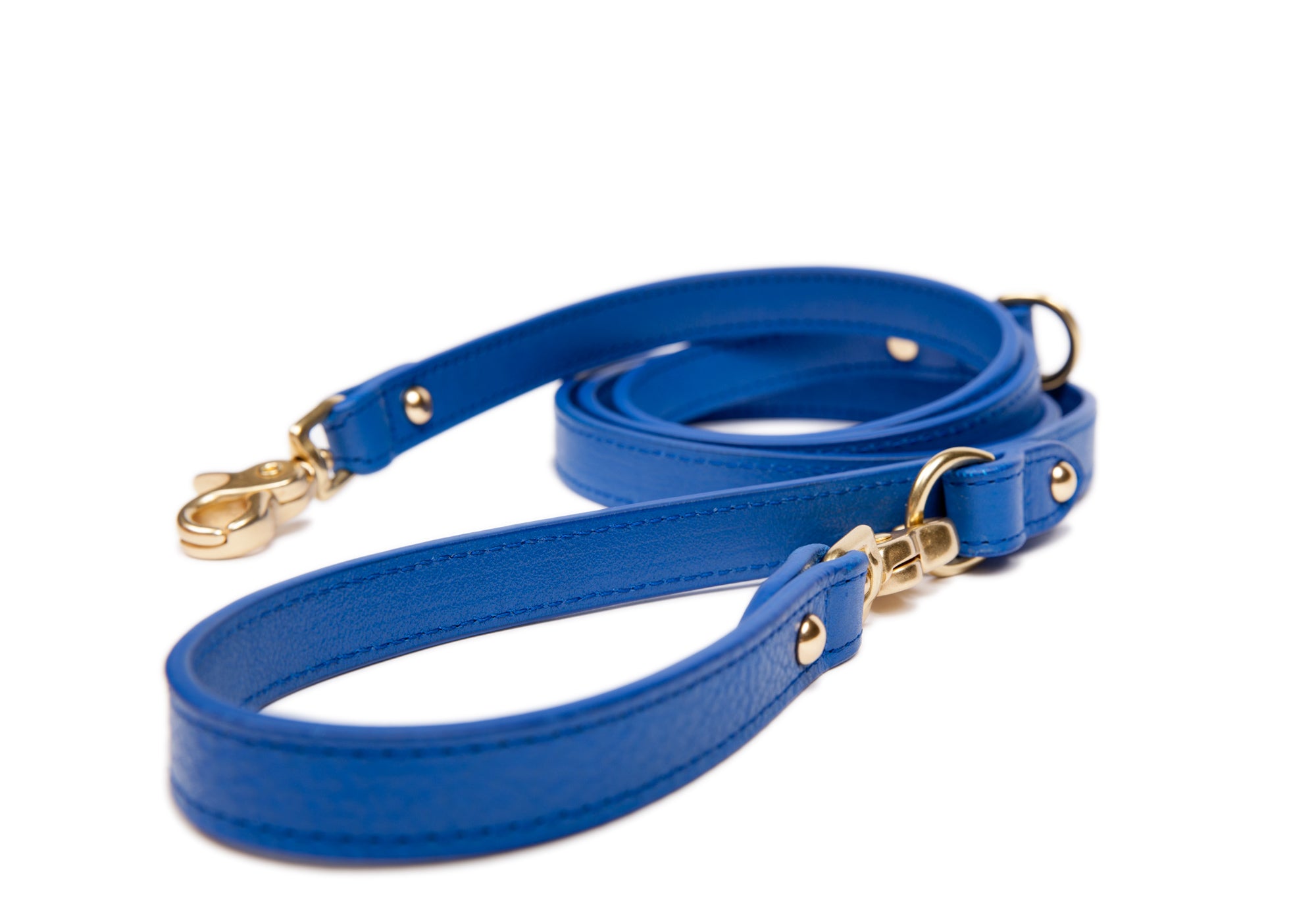 Blue - Luxury Designer PU Leather Leash - Pet Supply Mafia