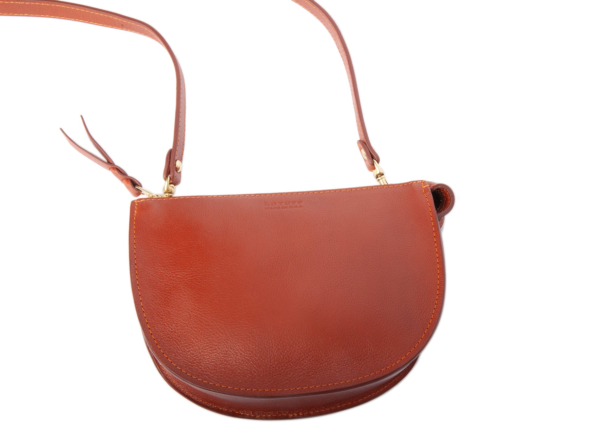 The Mini Luna Belt Bag Saddle Tan-Natural