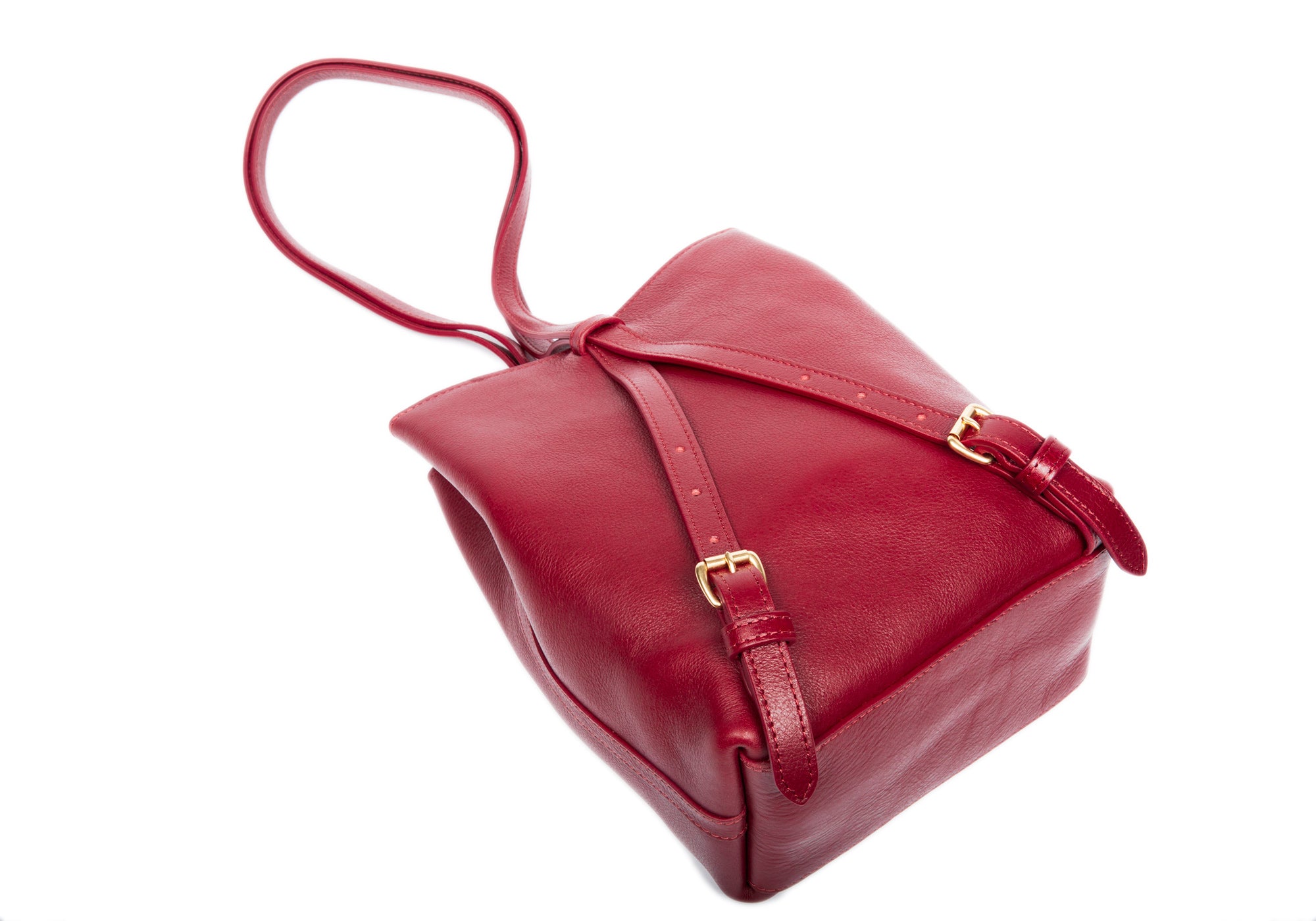 The Mini Sling Backpack Red