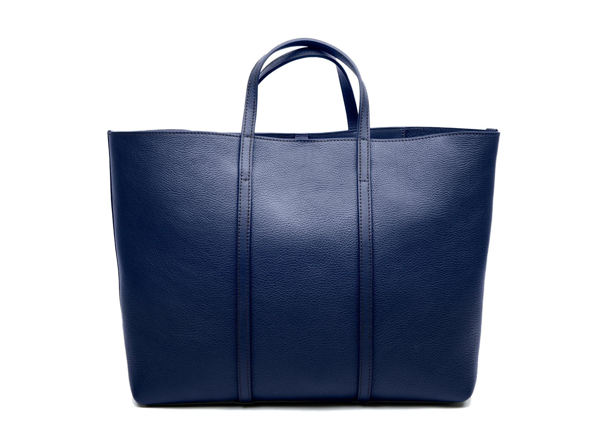 handle leather tote