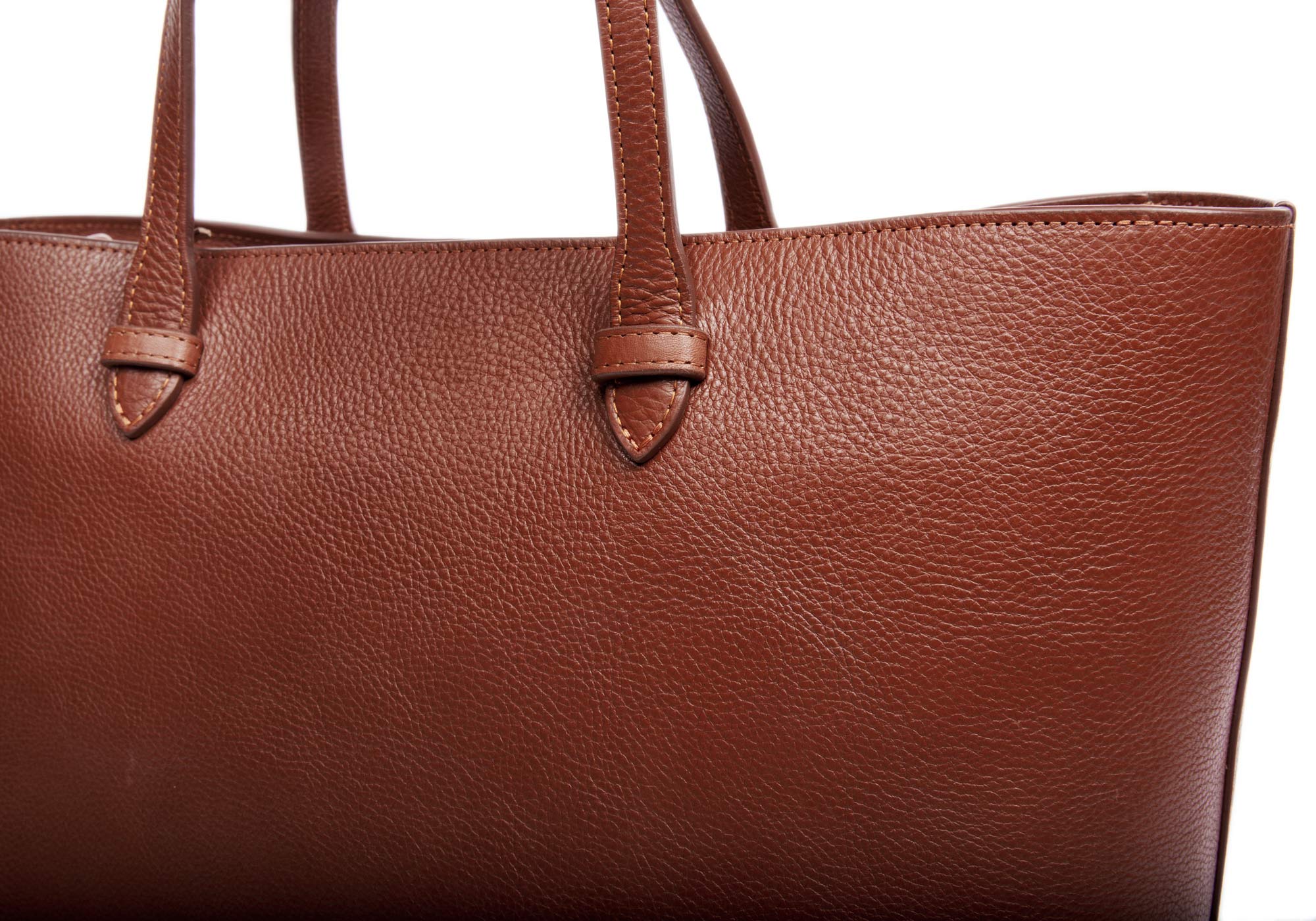 No. 12 Leather Tote Chestnut