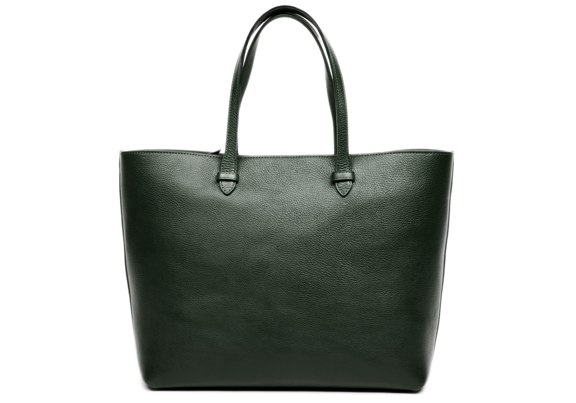 Green Leather Tote 