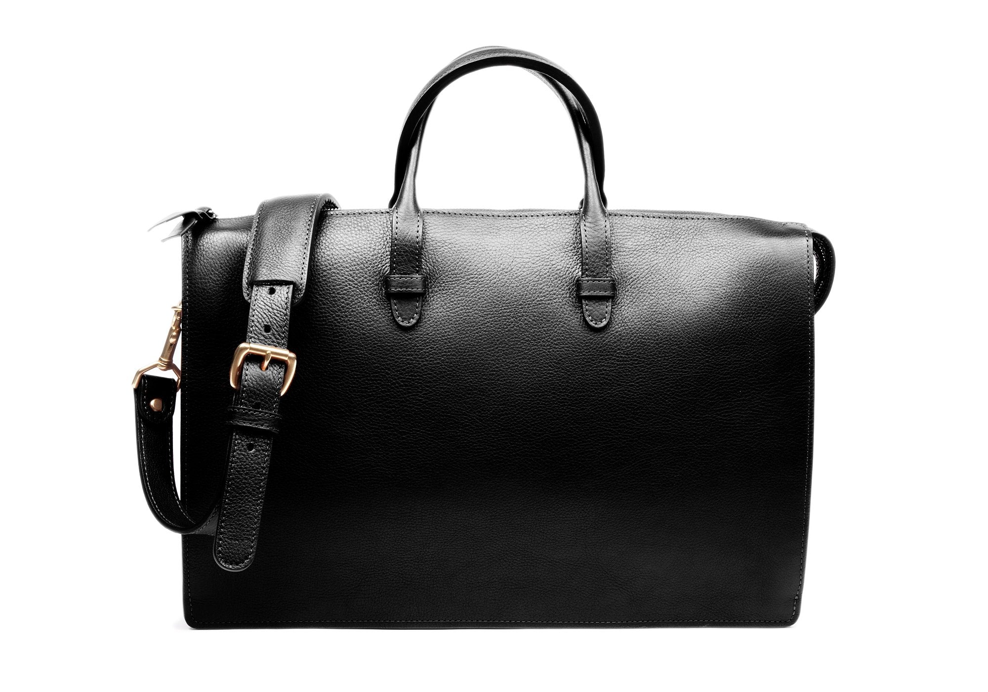 Brady Bags Monmouth briefcase - black – Caine Clothiers