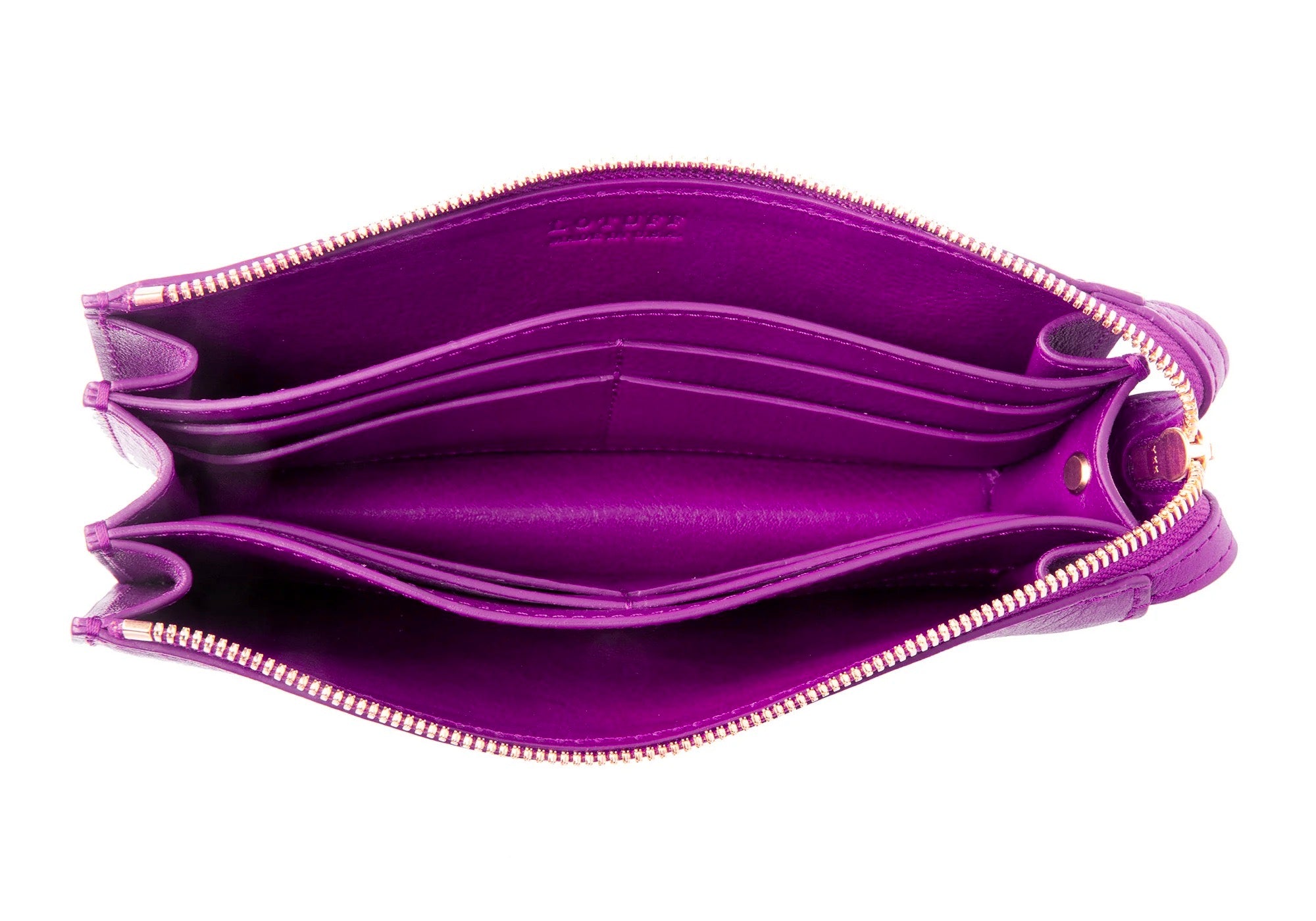 Interior View of Tripp Wallet Orchid