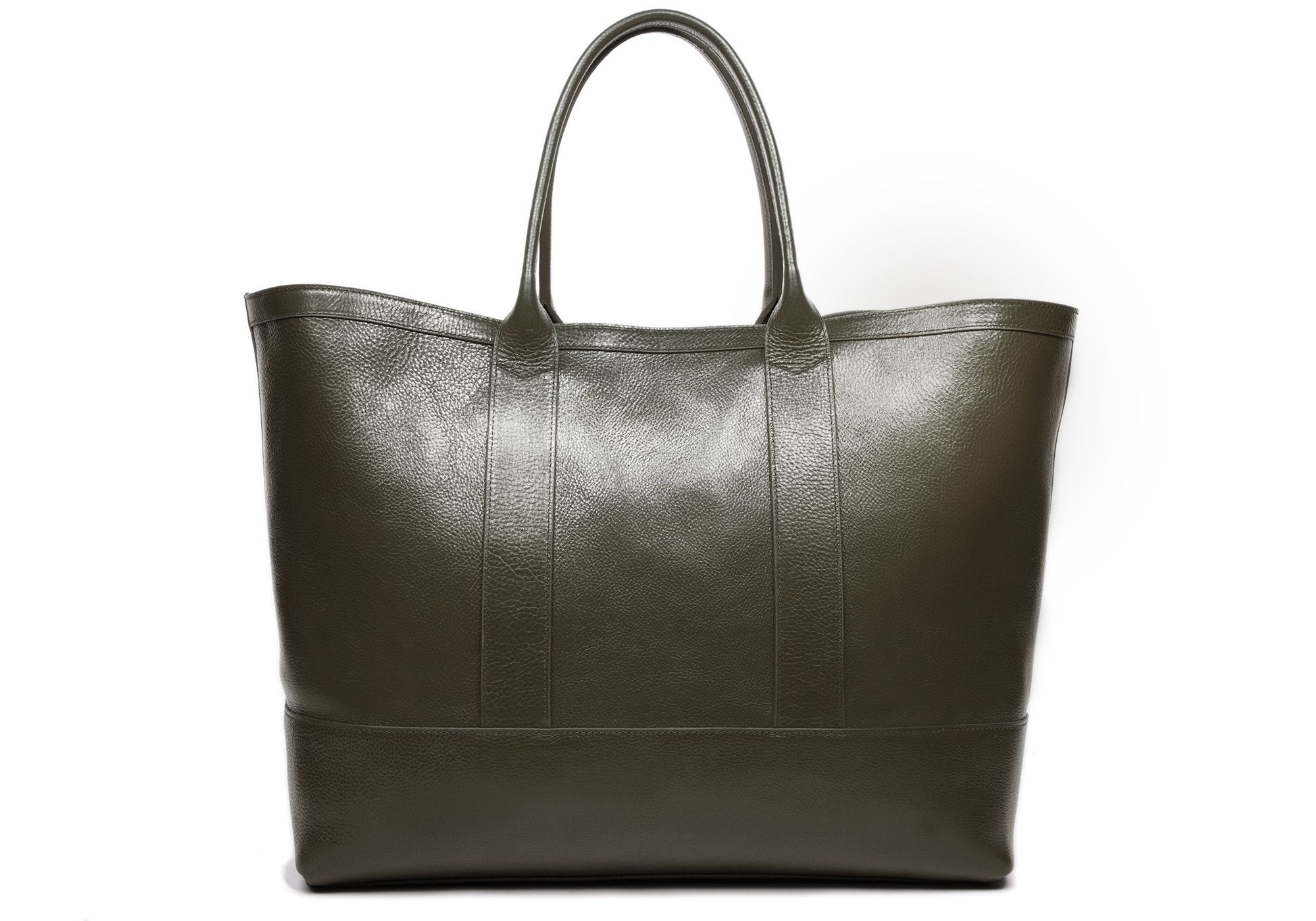 Leather Working Tote Olive