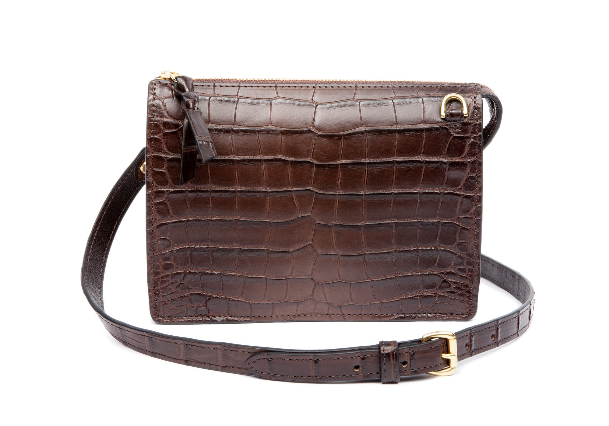 High Quality Ladies leather shoulder bag Women free shipping Crocodile  Handbag V Letters Designer Large Capacity Shoulder Bags