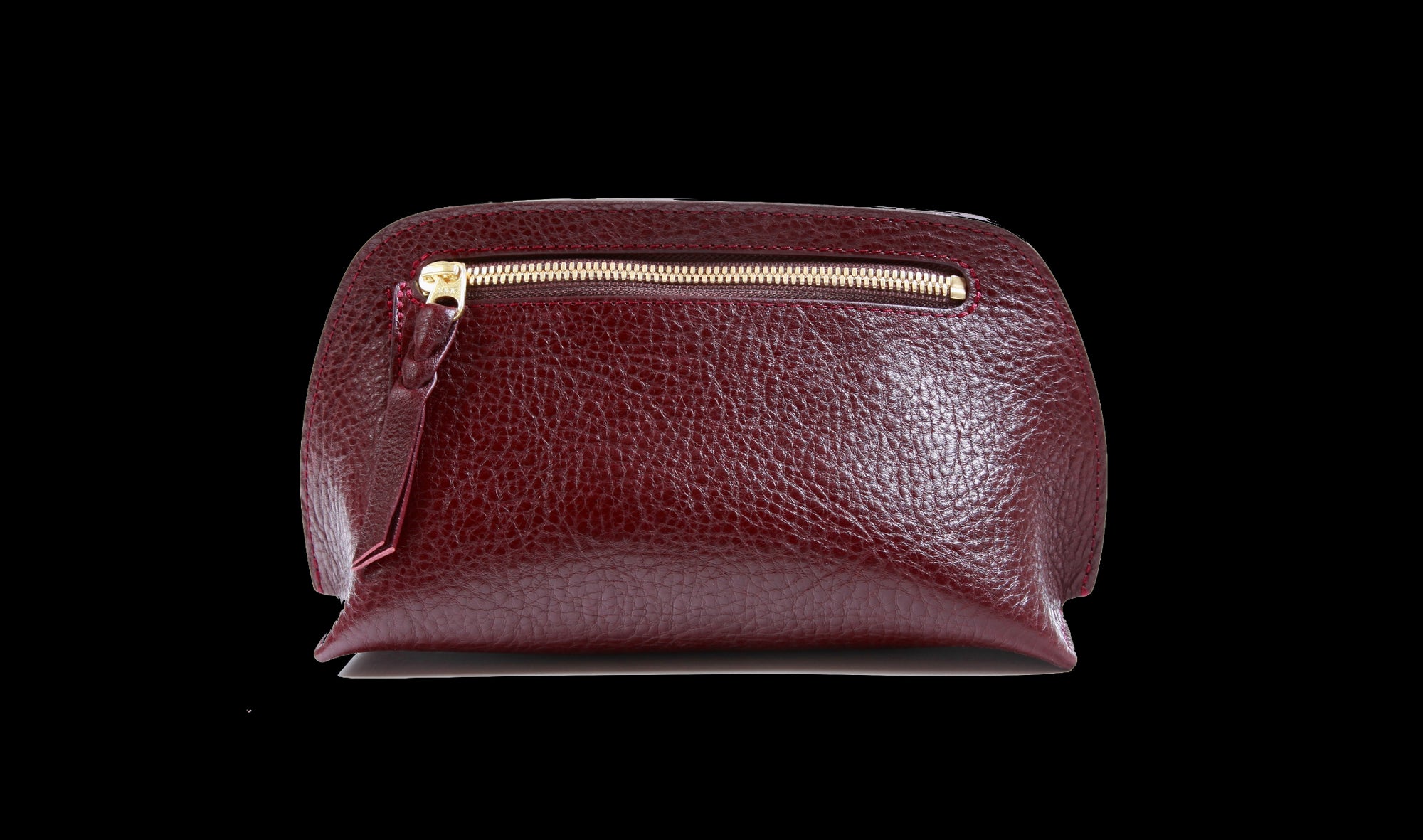 Front View of Mini Lois Pouch Cordovan