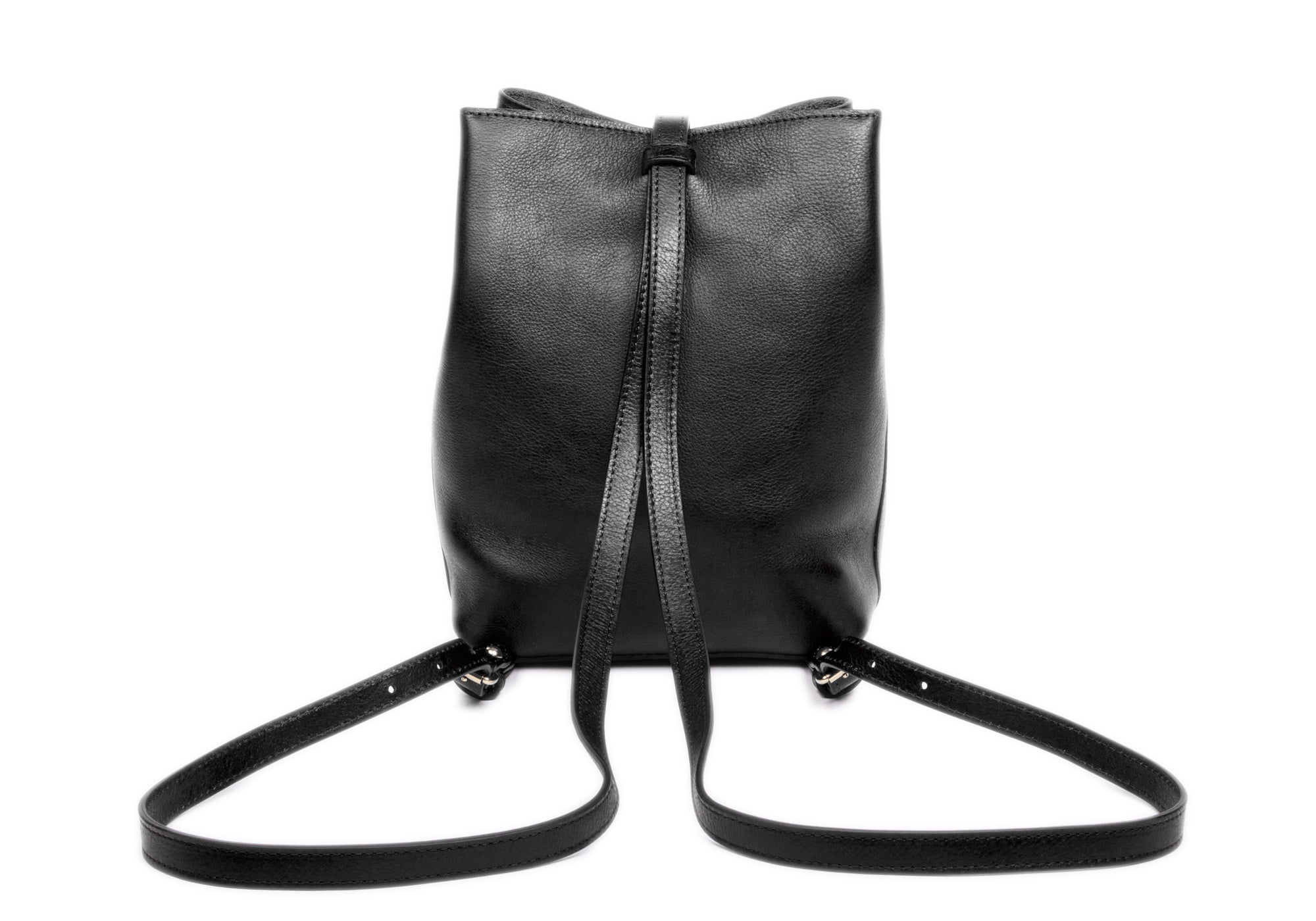 bucket backpack purse leather The Mini Sling Backpack -Handmade Leather Backpack and Mini Bucket Bag