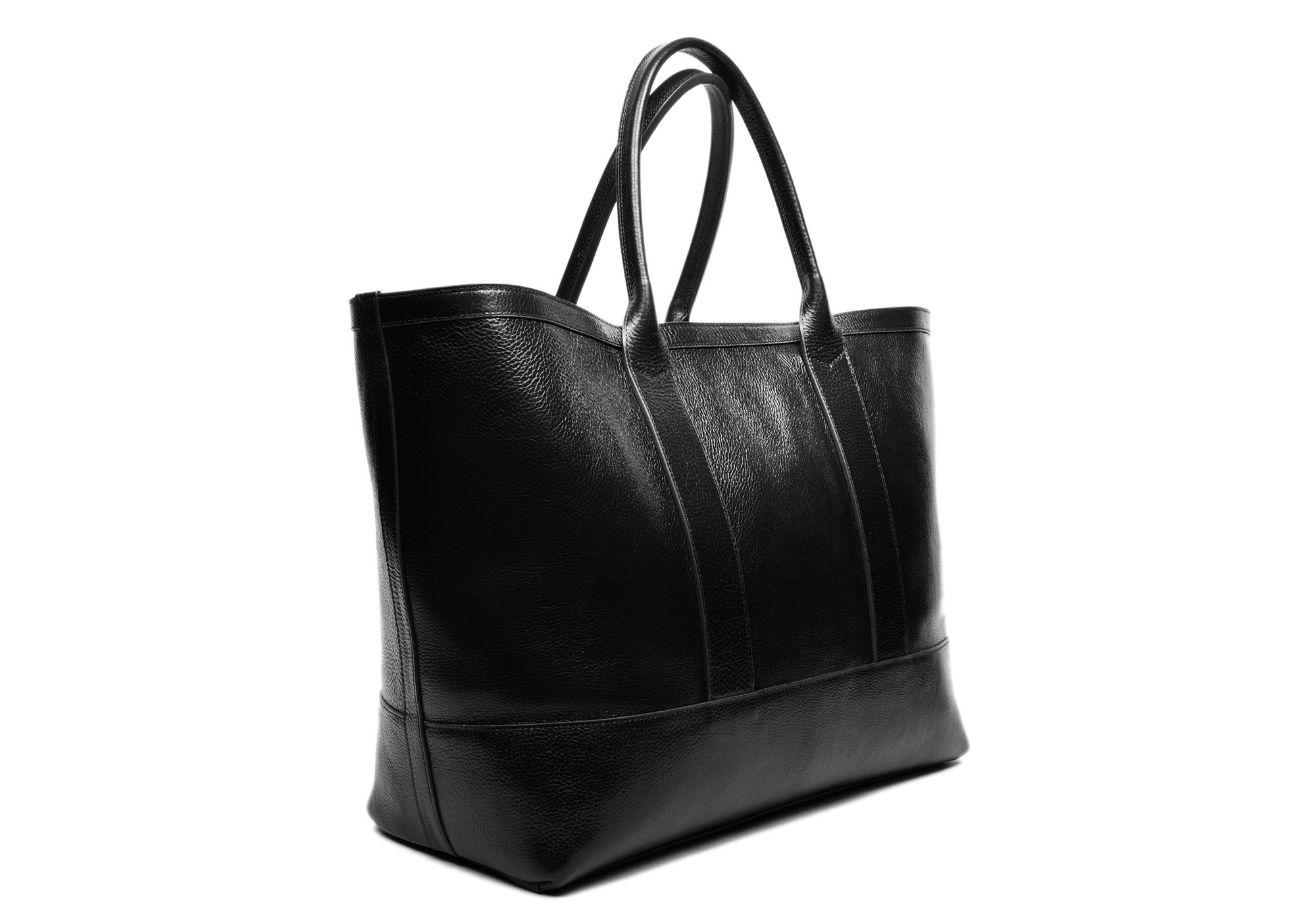 Leather Working Tote Black