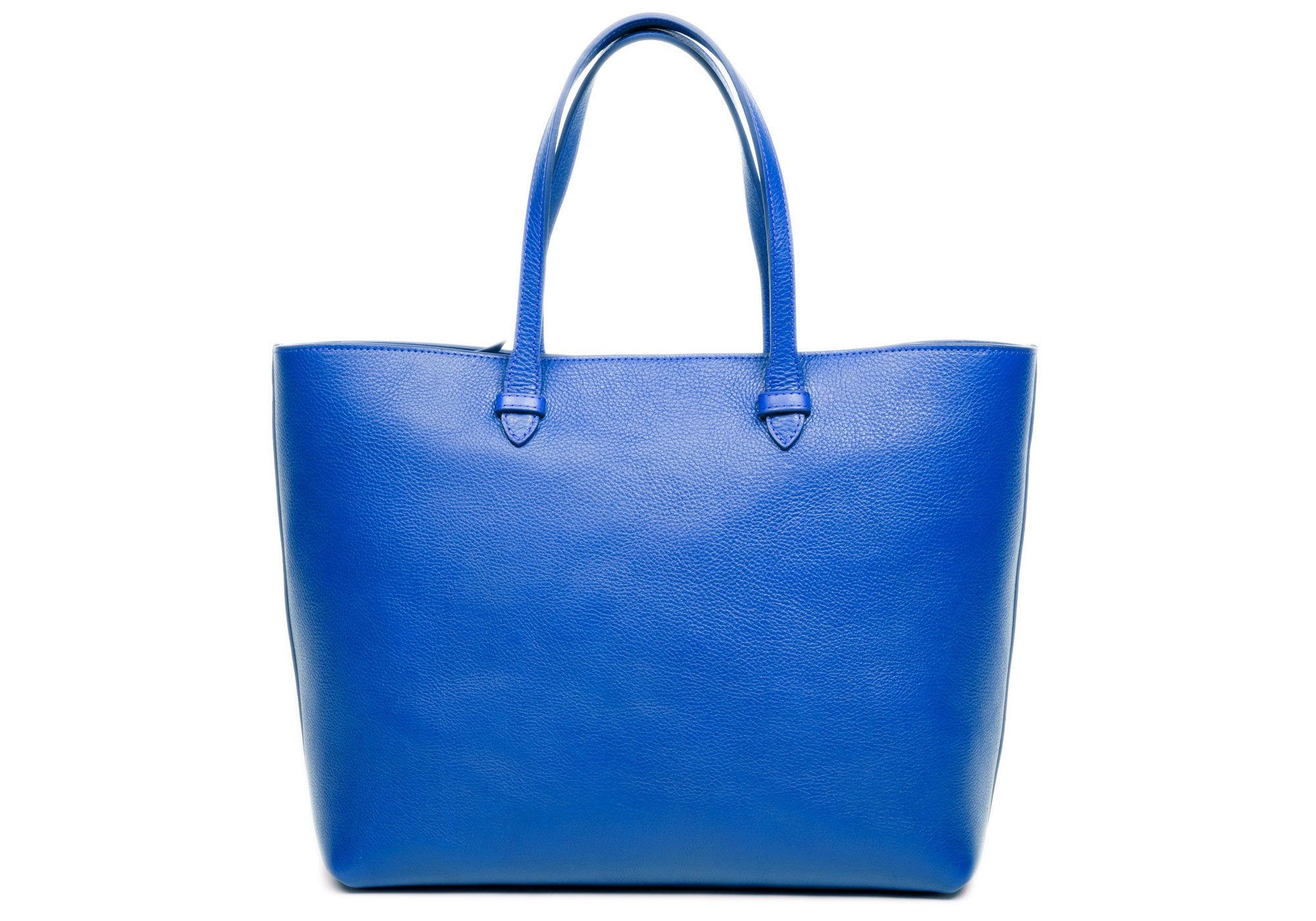 No. 12 Leather Tote Electric Blue