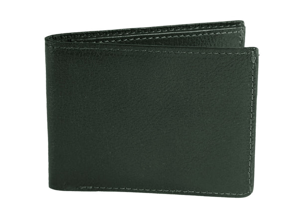 Two-Pocket Leather Bifold Wallet - Handmade Men's Wallet