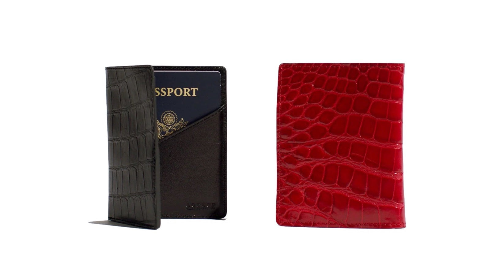 Designer Vegetable Tanned Leather Passport Cover Dark Brown