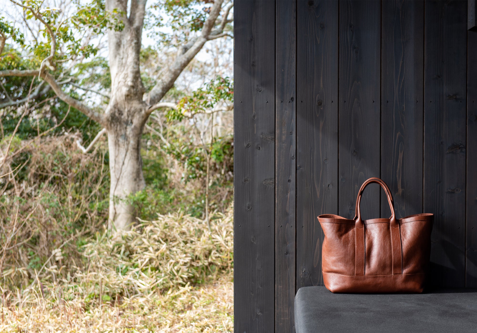 Leather Working Tote Lifestyle