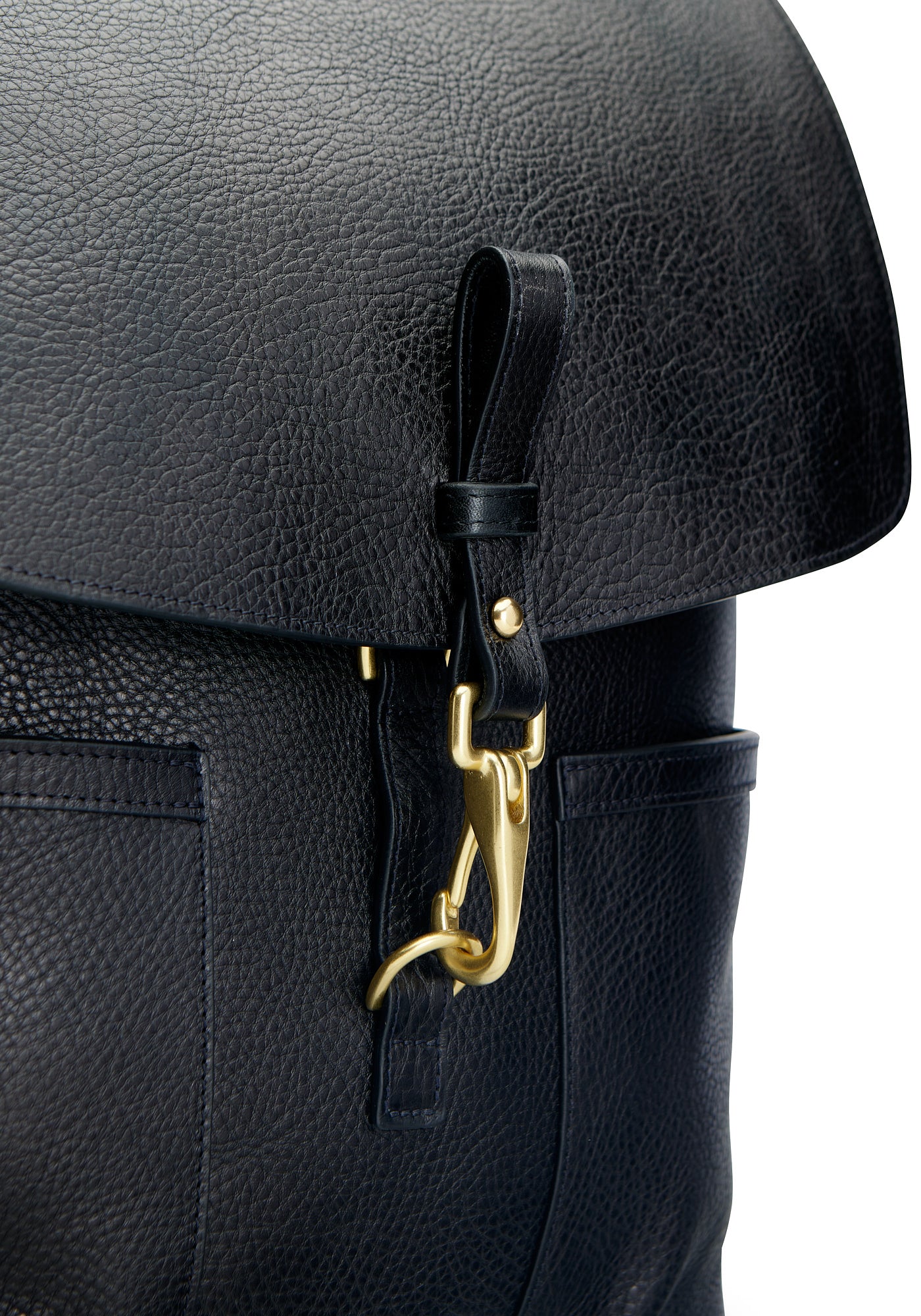 Hook of Leather No. 5 Knapsack Black