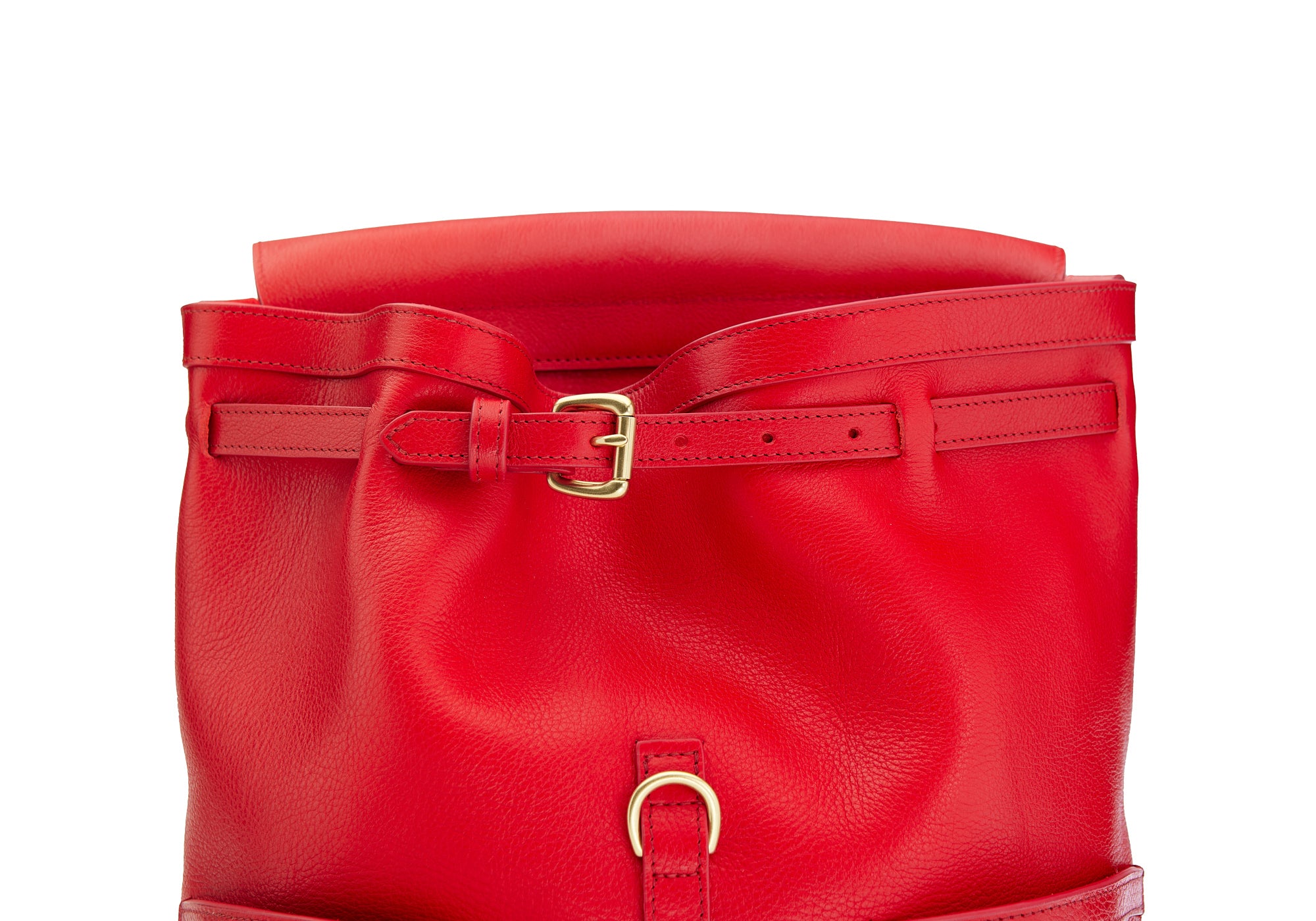 Buckle of Leather No. 5 Knapsack Pop Red